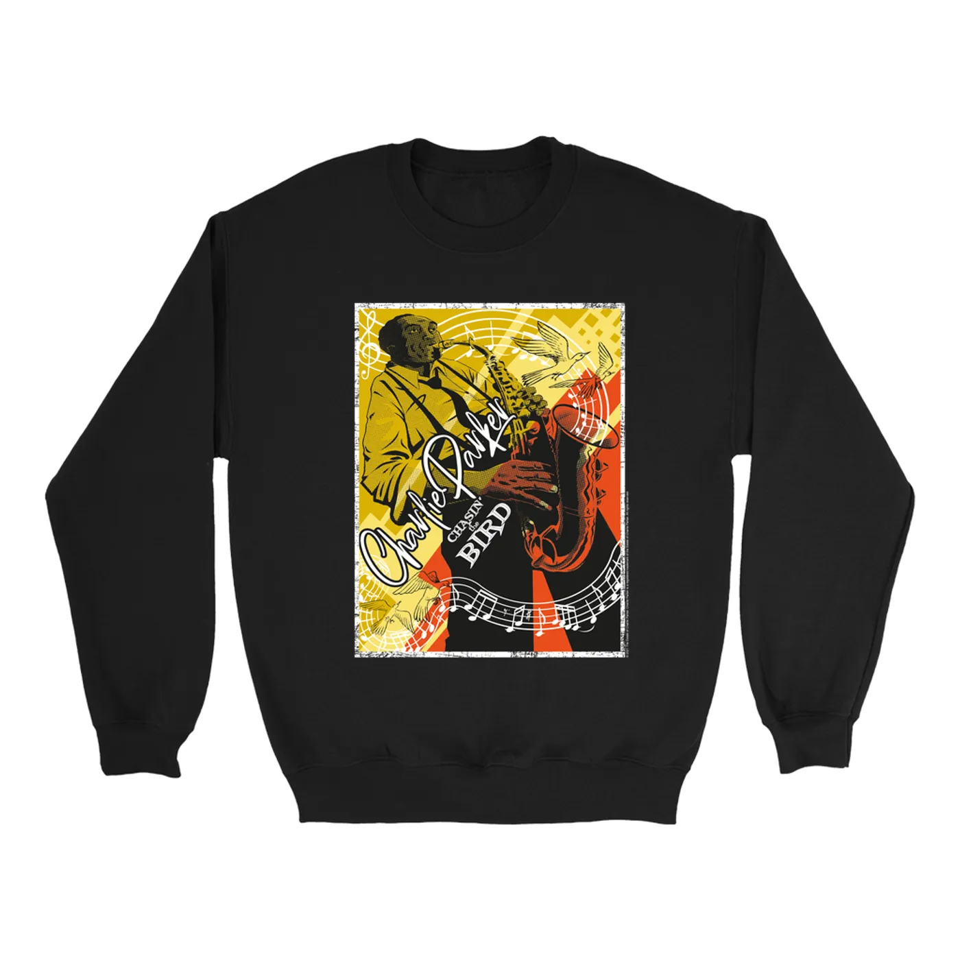 Charlie Parker Sweatshirt | Chasin' The Bird Charlie Parker Art Image Charlie Parker Sweatshirt