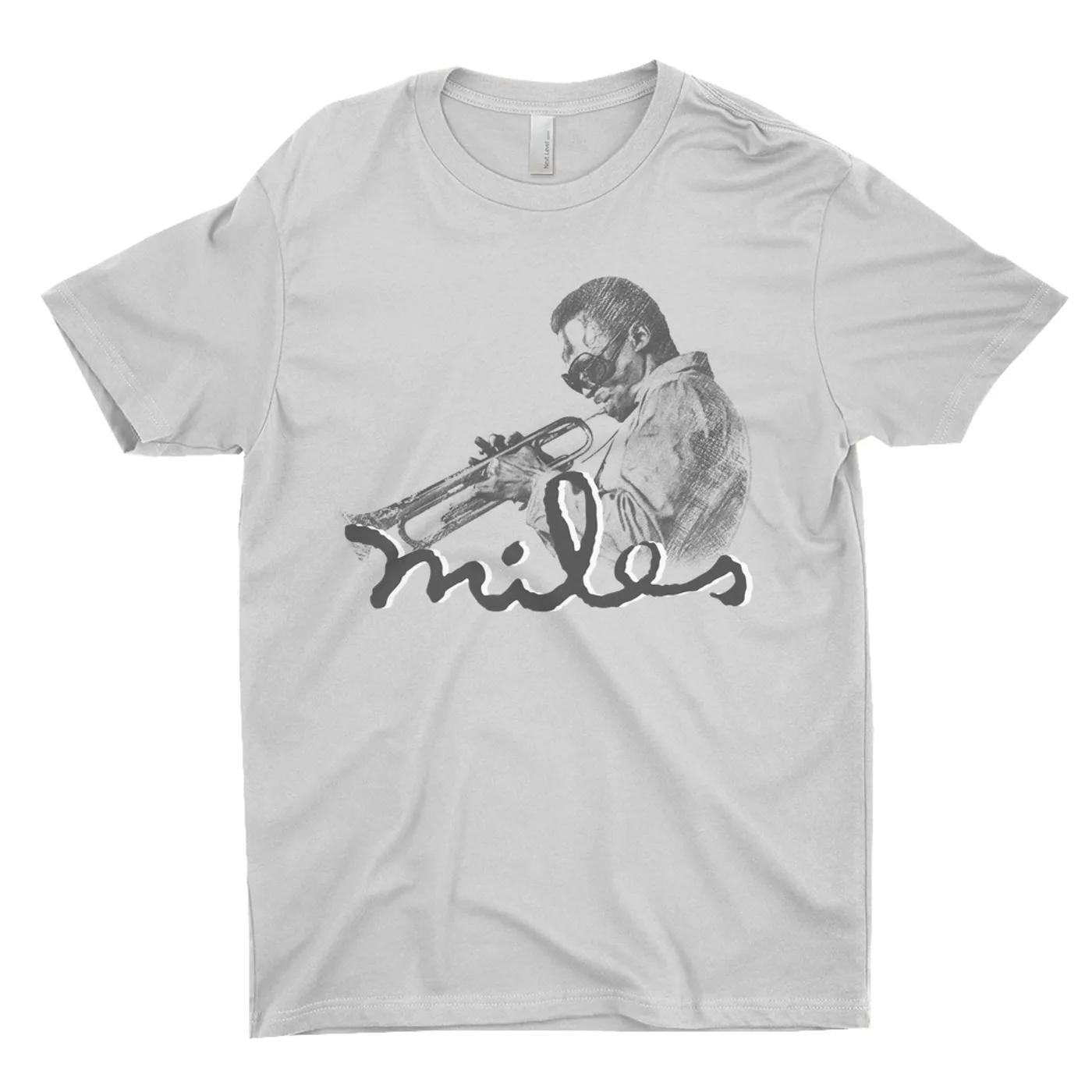Miles Davis T-Shirt | Miles Playing Trumpet Pencil Sketch Miles Davis Shirt