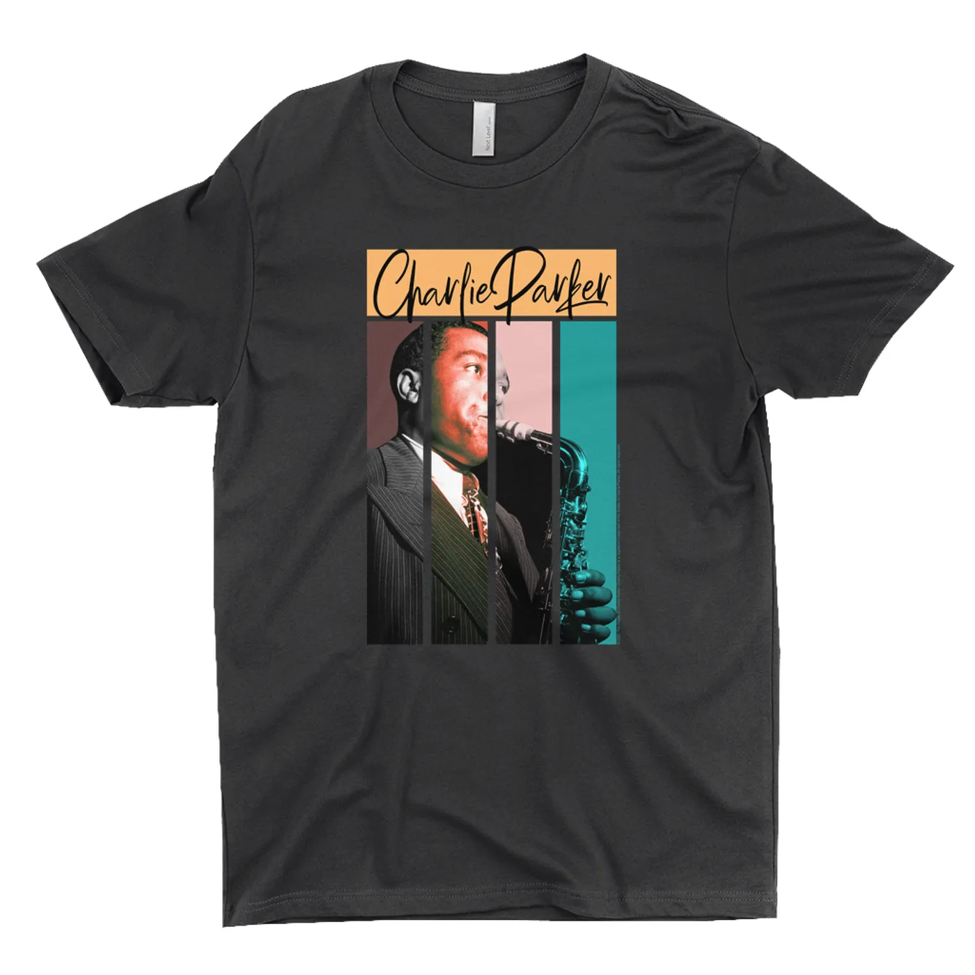 Charlie Parker T-Shirt | Multi-Color Charlie Photo Design Charlie Parker Shirt