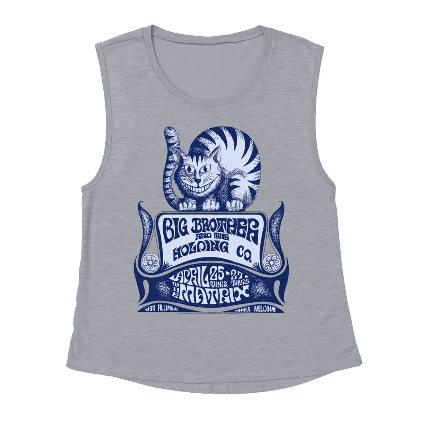 Big Brother & The Holding Company Ladies' Muscle Tank Top | Big Brother And The Holding Company Feat. Janis Joplin The Matrix Concert Flyer Big Brother and The Holding Company Shirt