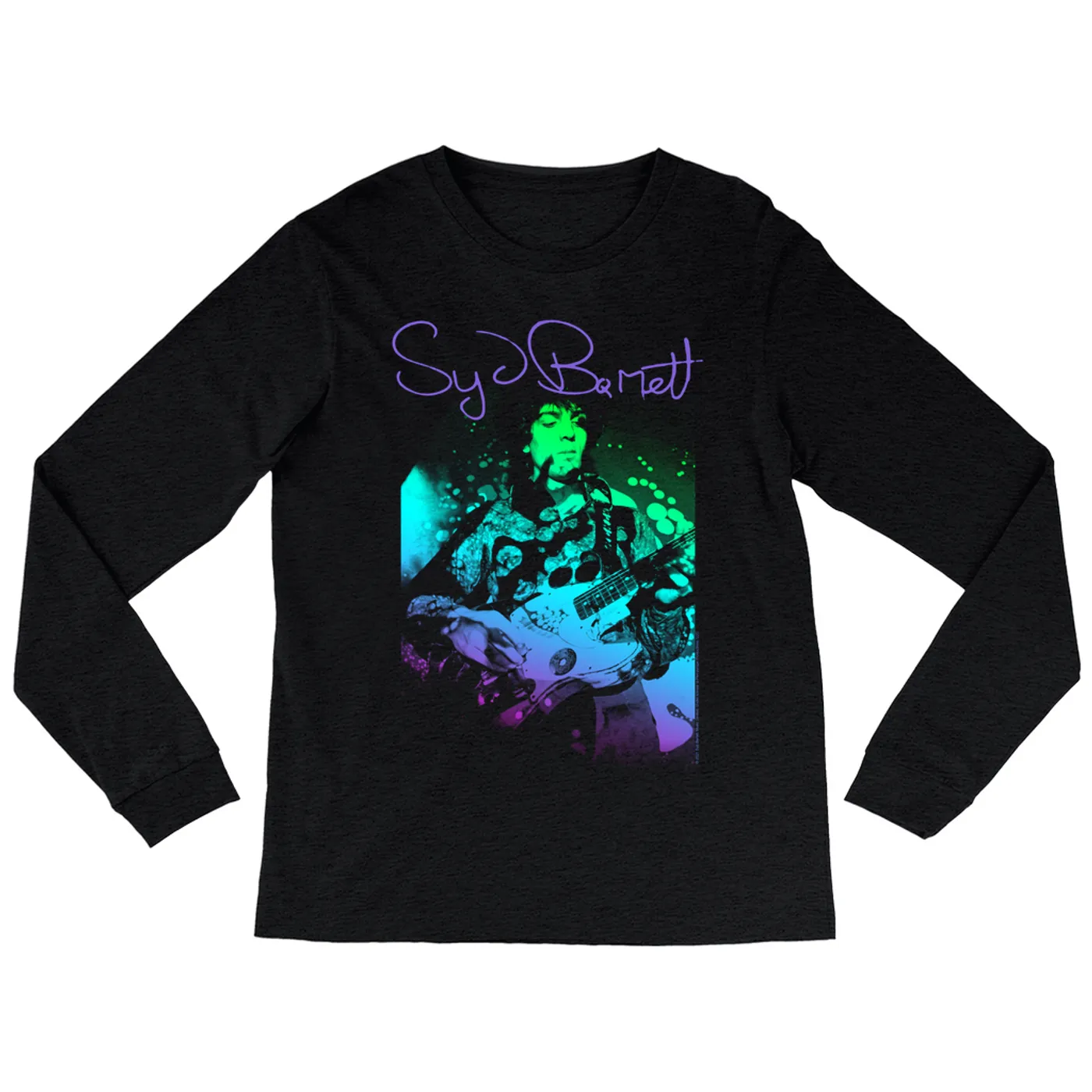 Syd Barrett Heather Long Sleeve Shirt | Syd Psychedelic Design Syd Barrett Shirt