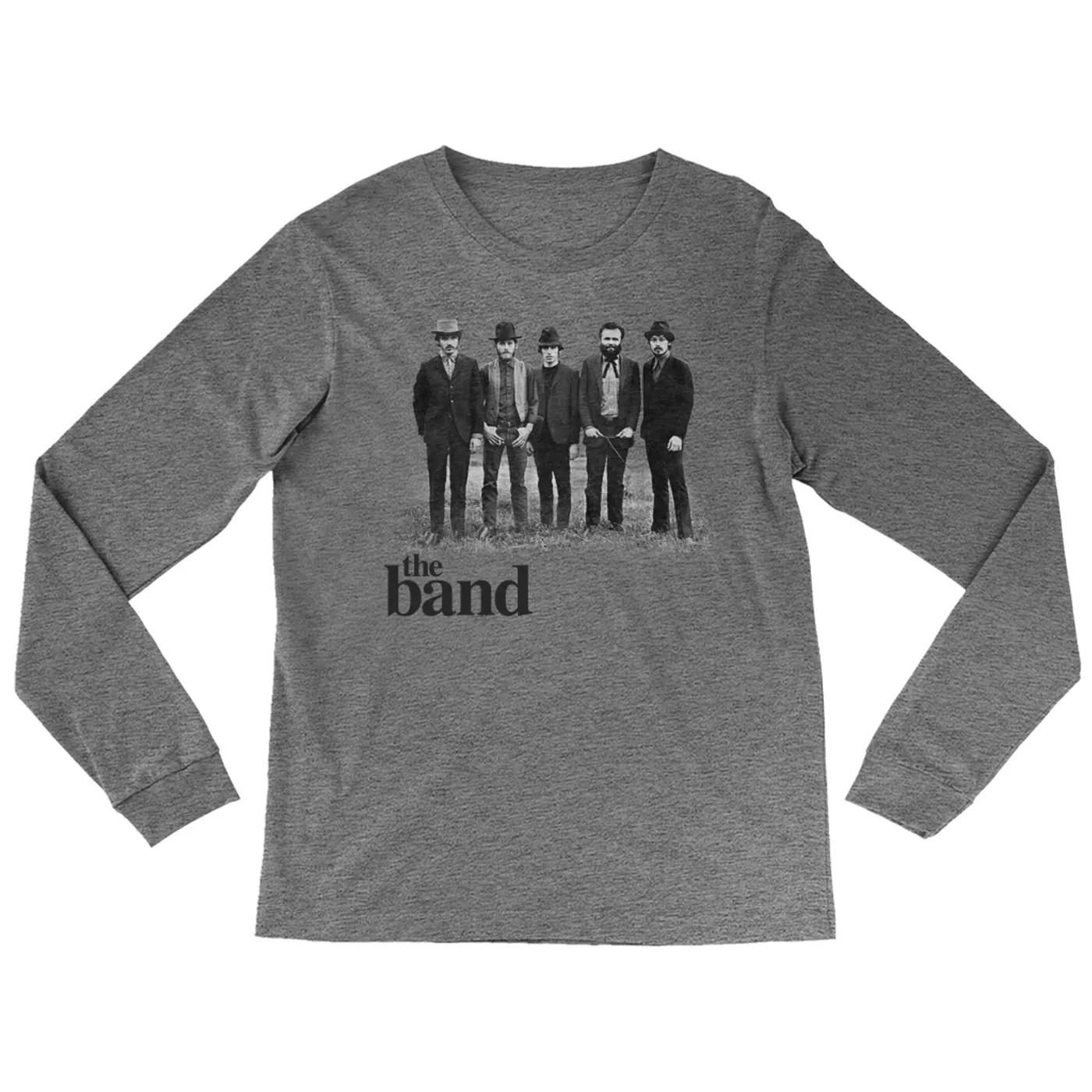 The Band Heather Long Sleeve Shirt | The Band Group Photo The Band Shirt