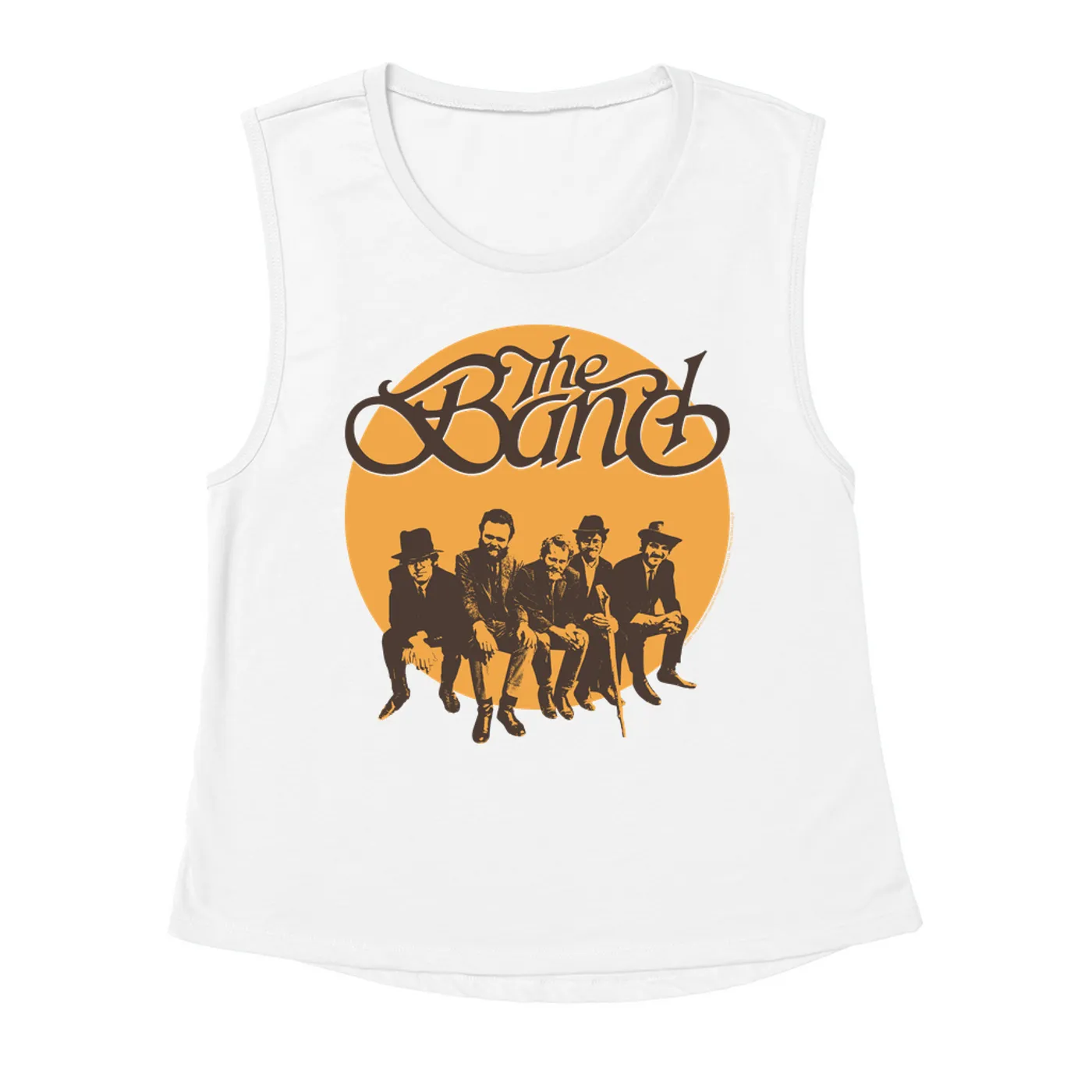 The Band Ladies' Muscle Tank Top | Group Photo by Elliott Landy The Band Shirt (Merchbar Exclusive)