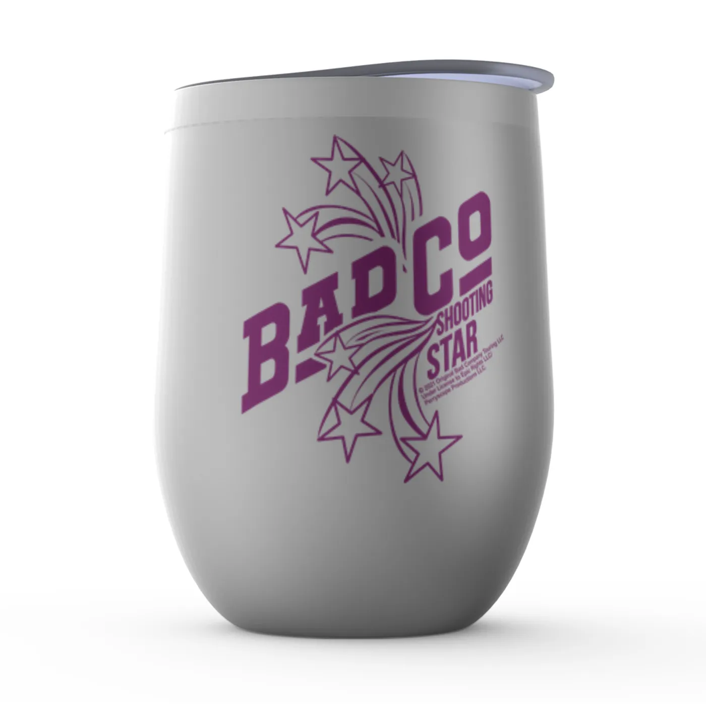 Bad Company Wine Tumbler | Shooting Star In Purple Bad Company Stemless Wine Tumbler (Merchbar Exclusive)