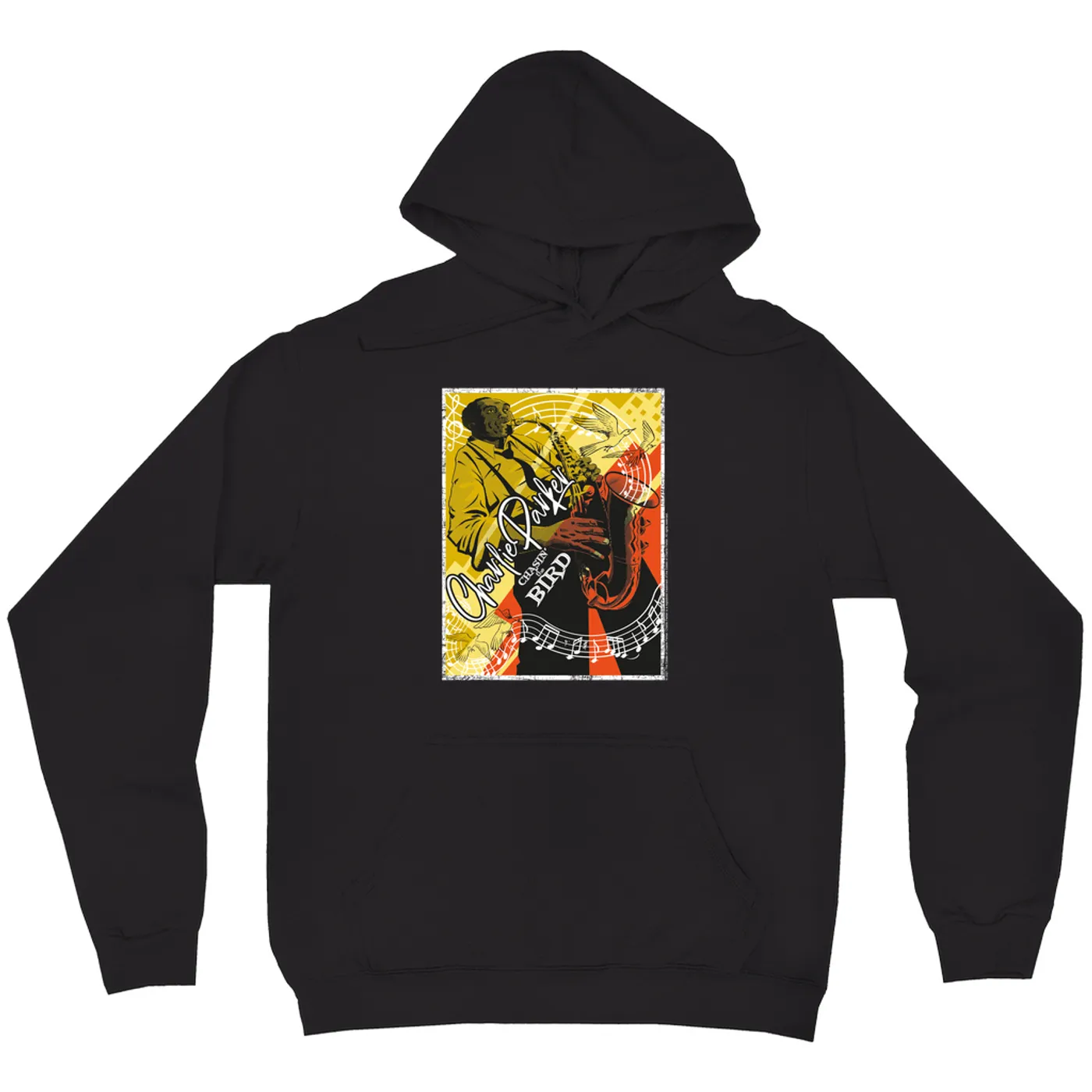 Charlie Parker Hoodie | Chasin' The Bird Charlie Parker Art Image Charlie Parker Hoodie