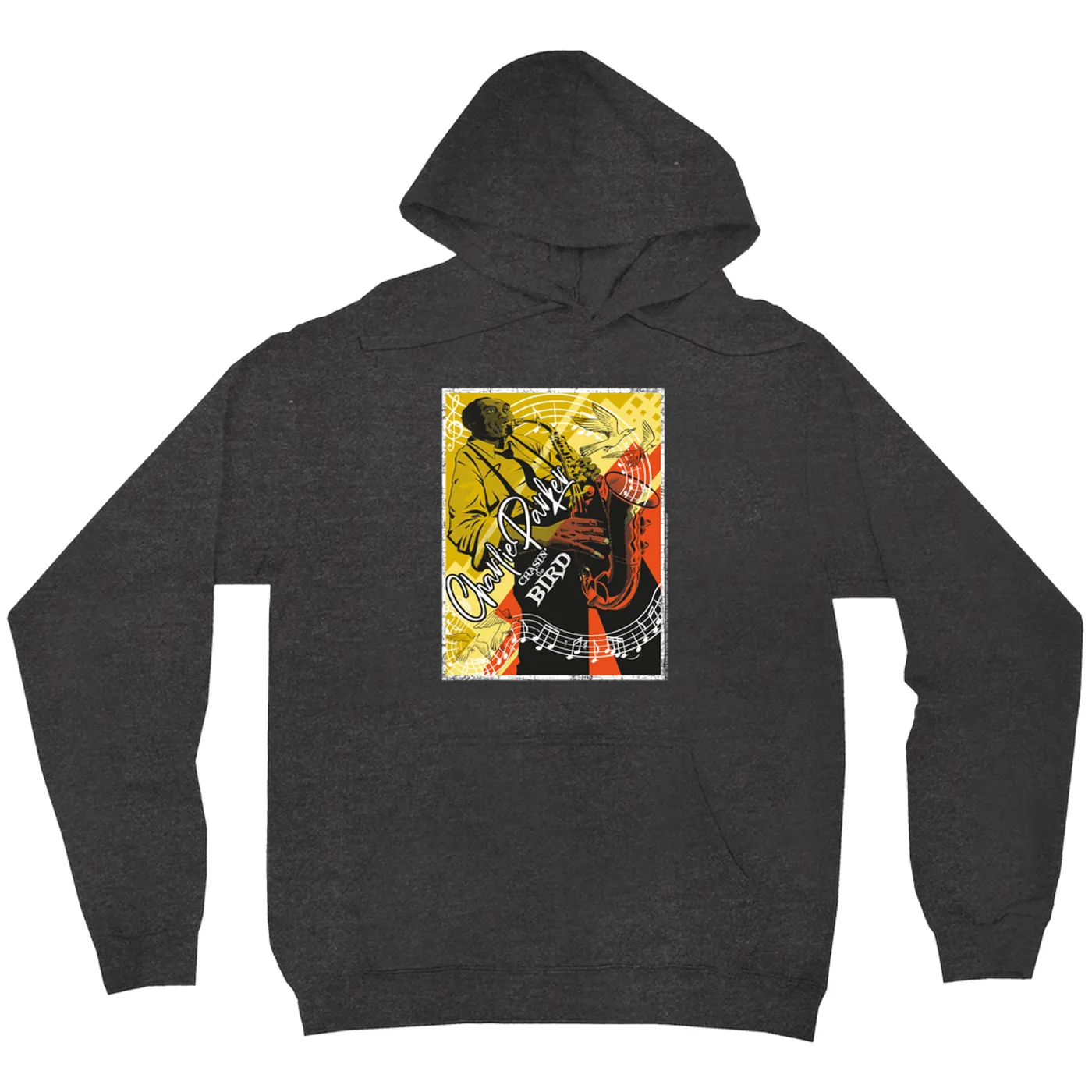 Charlie Parker Hoodie | Chasin' The Bird Charlie Parker Art Image Charlie Parker Hoodie