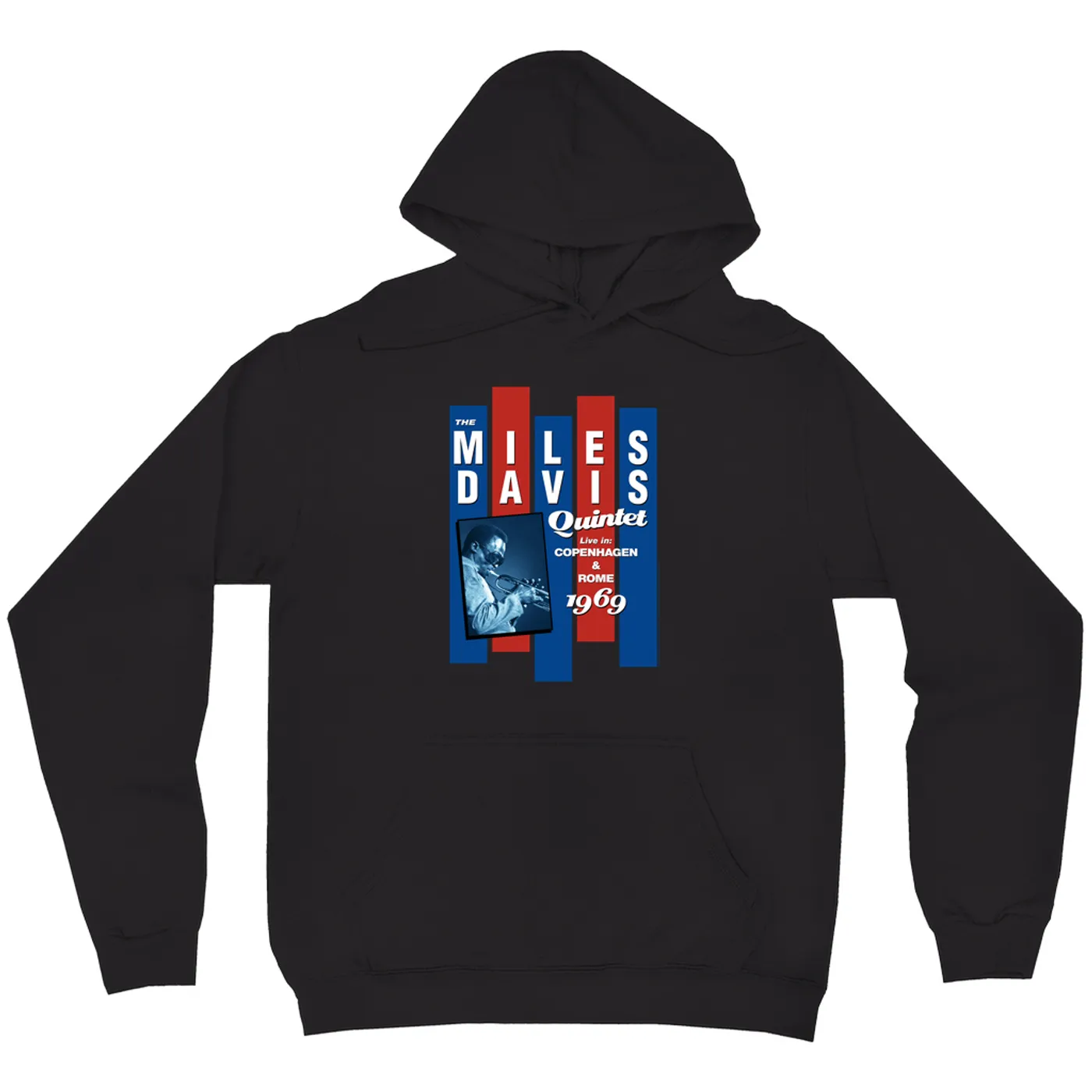 Miles Davis Hoodie | Miles Quintet Concert Flyer Miles Davis Hoodie (Merchbar Exclusive)