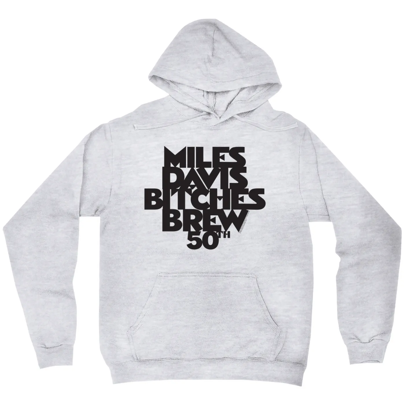 Miles Davis Hoodie | 50th Anniversary Bitches Brew Logo Black Miles Davis Hoodie