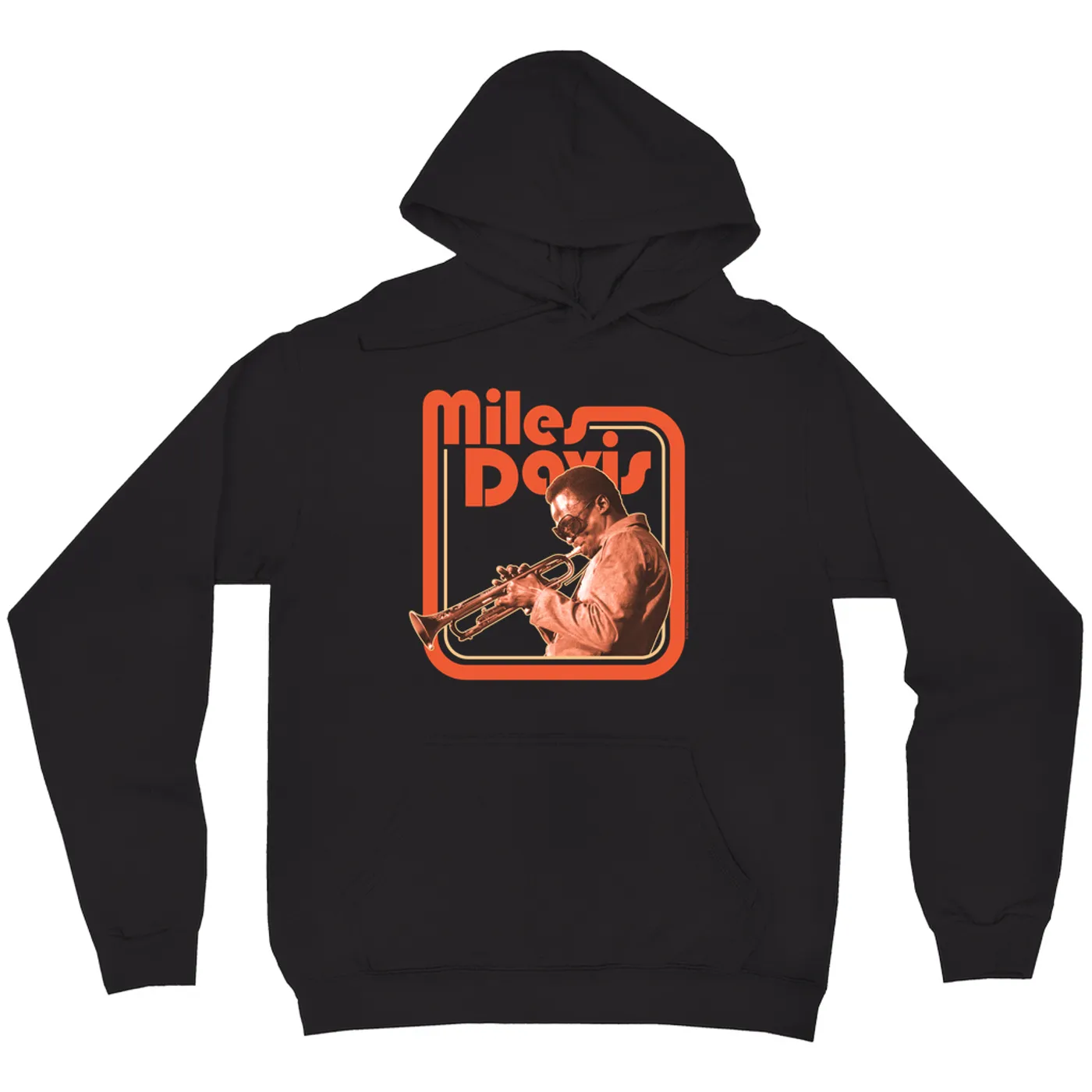 Miles Davis Hoodie | Young Miles Retro Image Miles Davis Hoodie