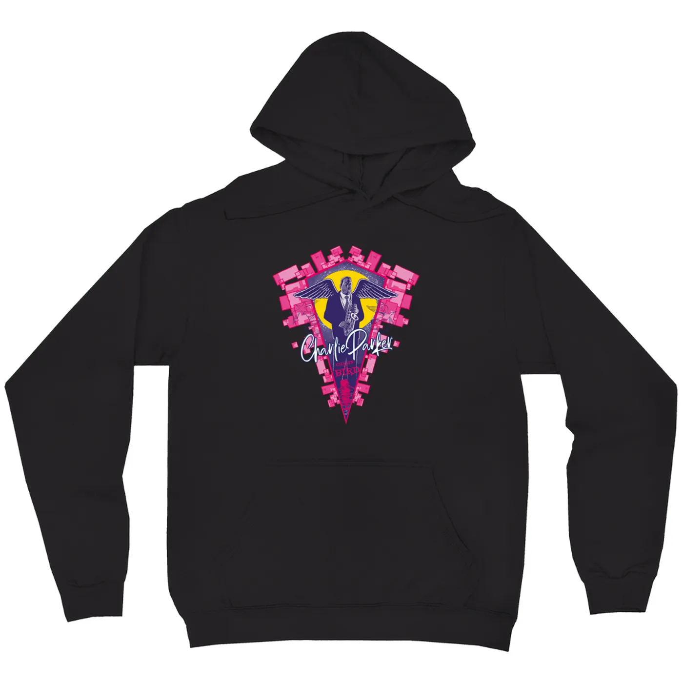 Charlie Parker Hoodie | Chasin' The Bird Charlie Wing Art Charlie Parker Hoodie