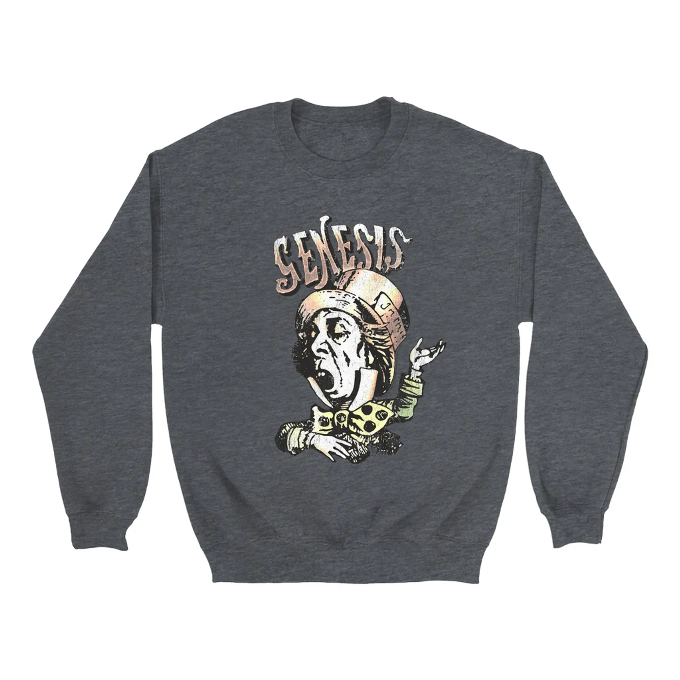 Genesis Sweatshirt | Metallic Mad Hatter Image Genesis Sweatshirt