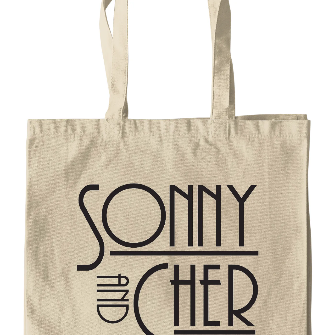 Sonny & Cher Canvas Tote Bag | Mod TV Show Logo Sonny and Cher Bag (Merchbar Exclusive)