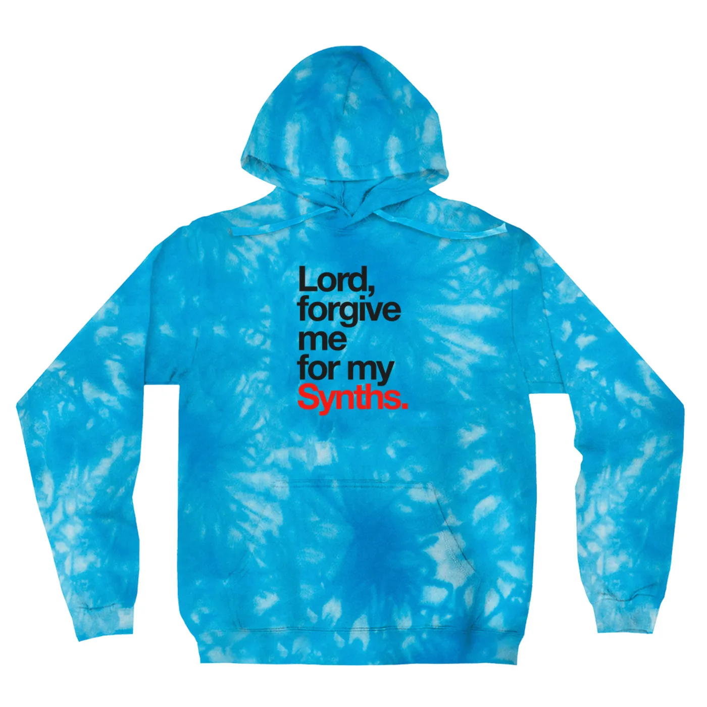 Merchbar Music Life Tie Dye Hoodie | Forgive Me For My Synths Merchbar Music Life Hoodie
