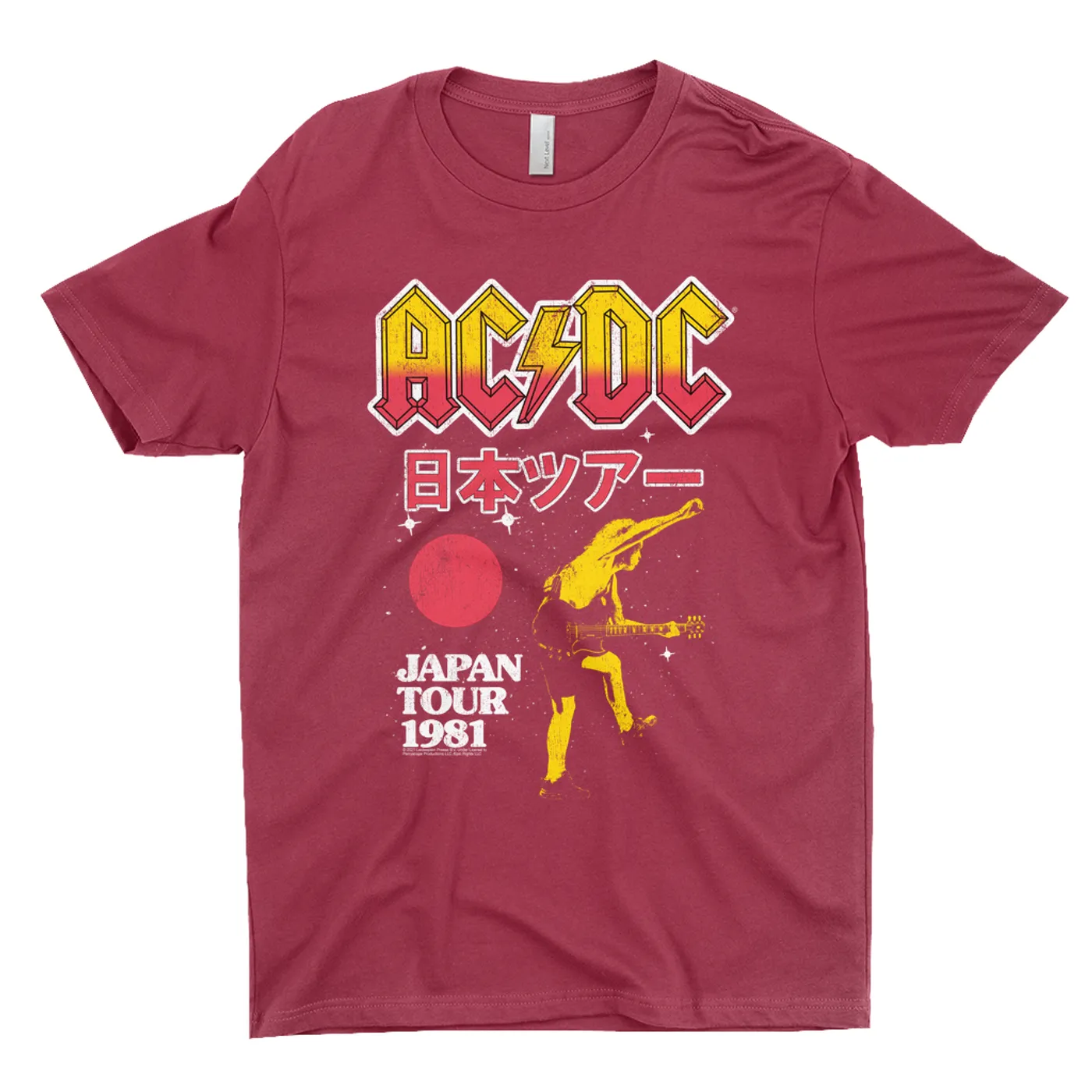 AC/DC T-Shirt | 1981 Japan Concert Promotion Shirt