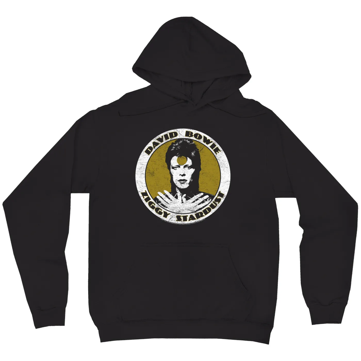 David Bowie Hoodie | Golden Bowie As Ziggy Stardust David Bowie Hoodie