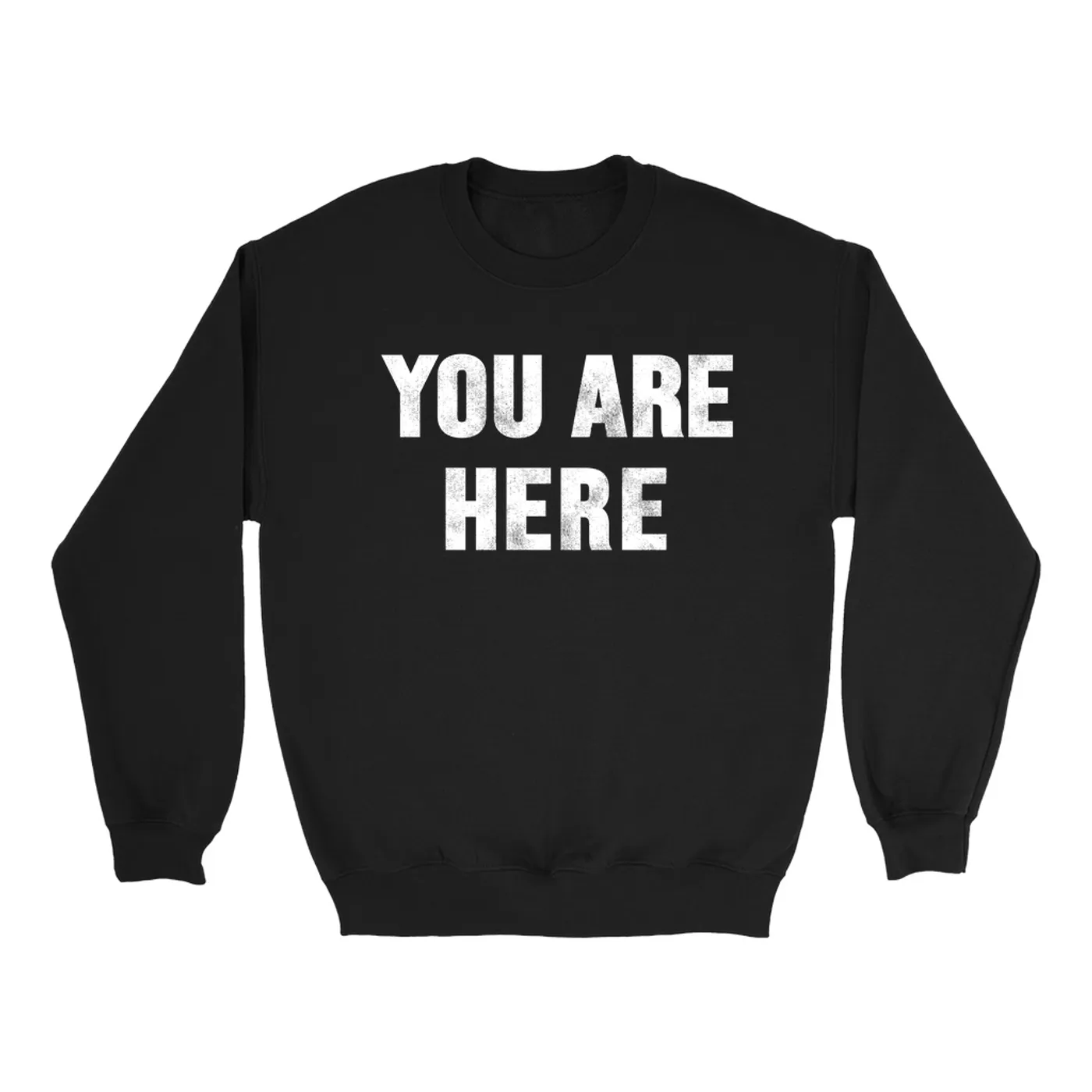 John Lennon Sweatshirt | You Are Here Distressed Design Worn By John Lennon John Lennon Sweatshirt