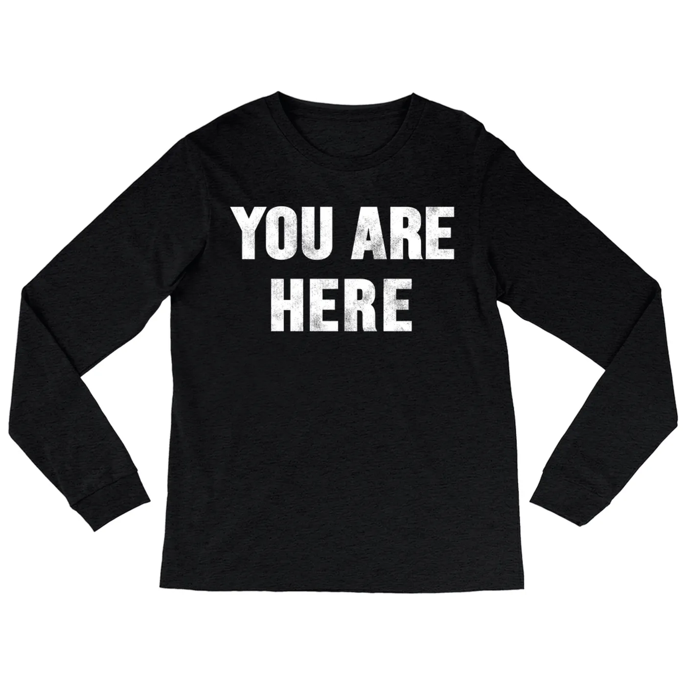 John Lennon Long Sleeve Shirt | You Are Here Distressed Design Worn By John Lennon John Lennon Shirt