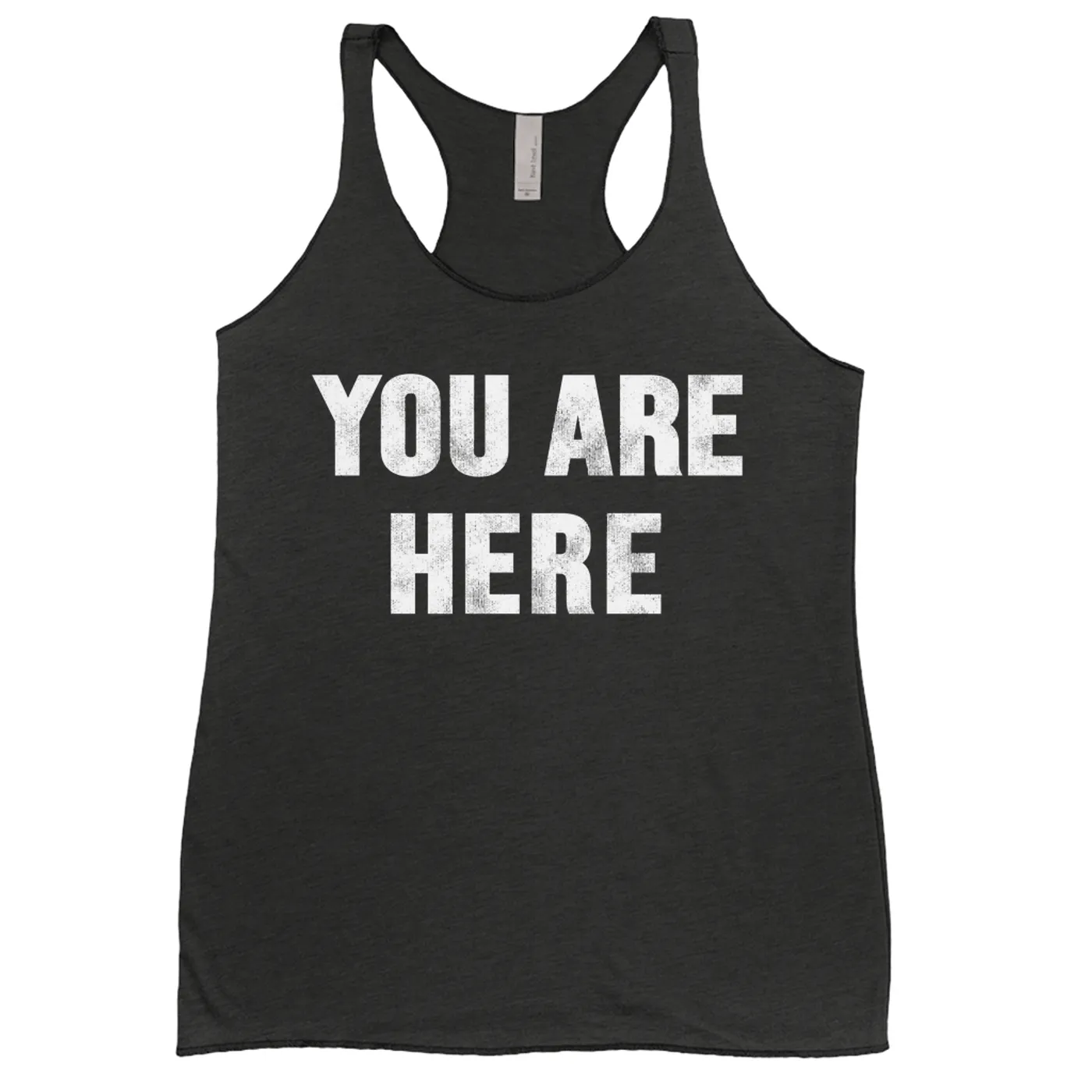 John Lennon Ladies' Tank Top | You Are Here Distressed Design Worn By John Lennon John Lennon Shirt