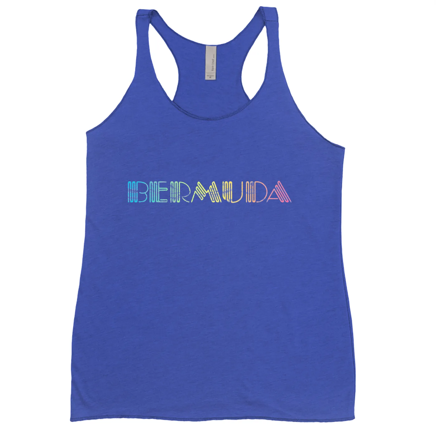 John Lennon Ladies' Tank Top | Colorful Bermuda Design Worn By John Lennon John Lennon Shirt