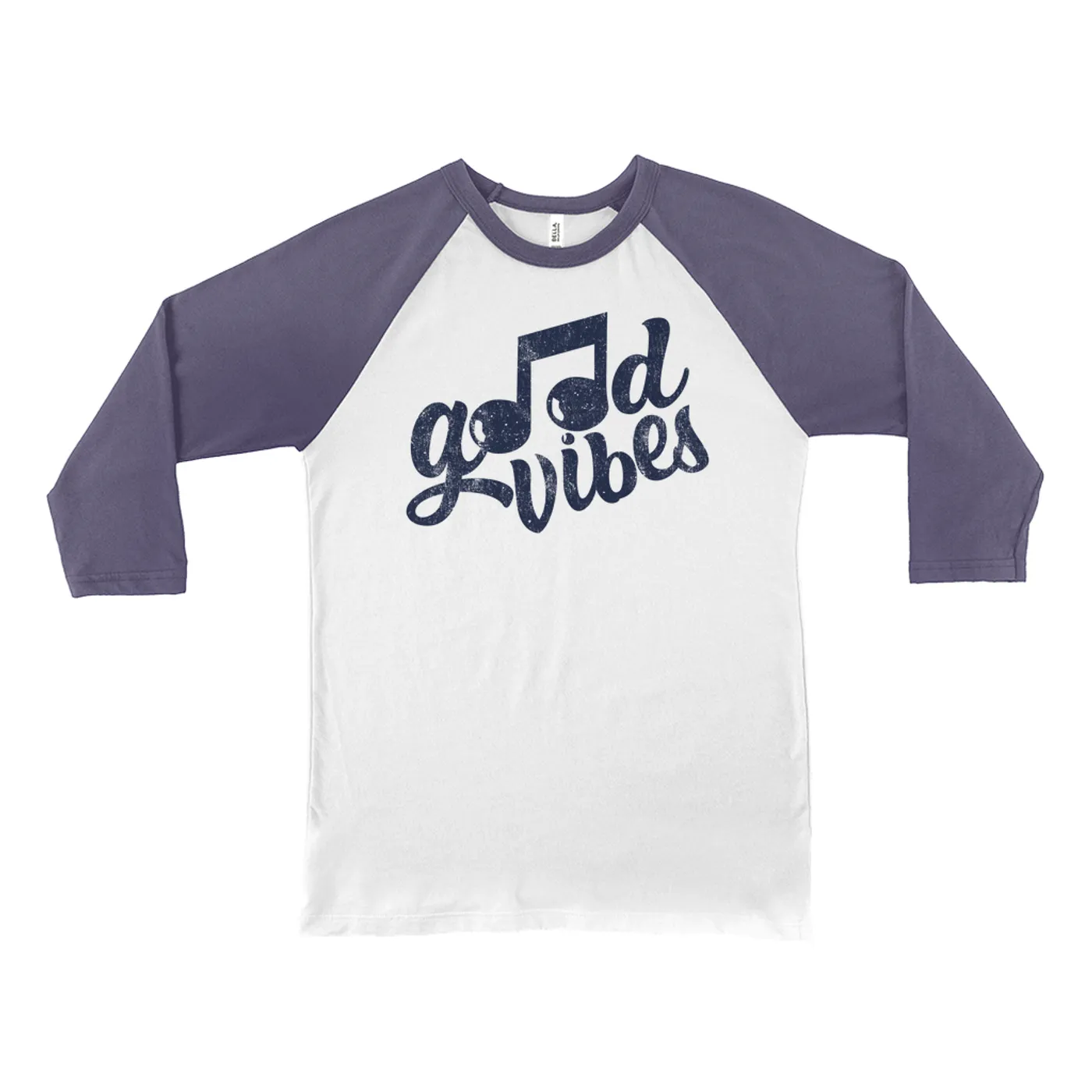 Merchbar Music Life 3/4 Sleeve Baseball Tee | Good Vibes Only Merchbar Music Life Shirt