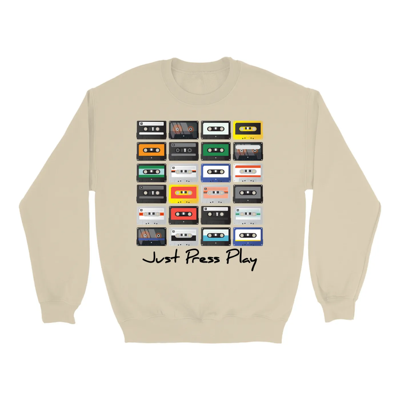 Merchbar Music Life Sweatshirt | Just Press Play Merchbar Music Life Sweatshirt