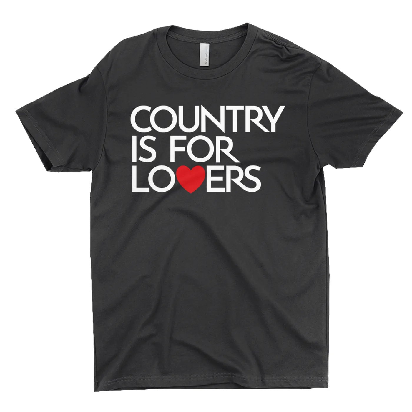 Merchbar Music Life T-Shirt | Music Life - Country Is For Lovers Merchbar Music Life Shirt