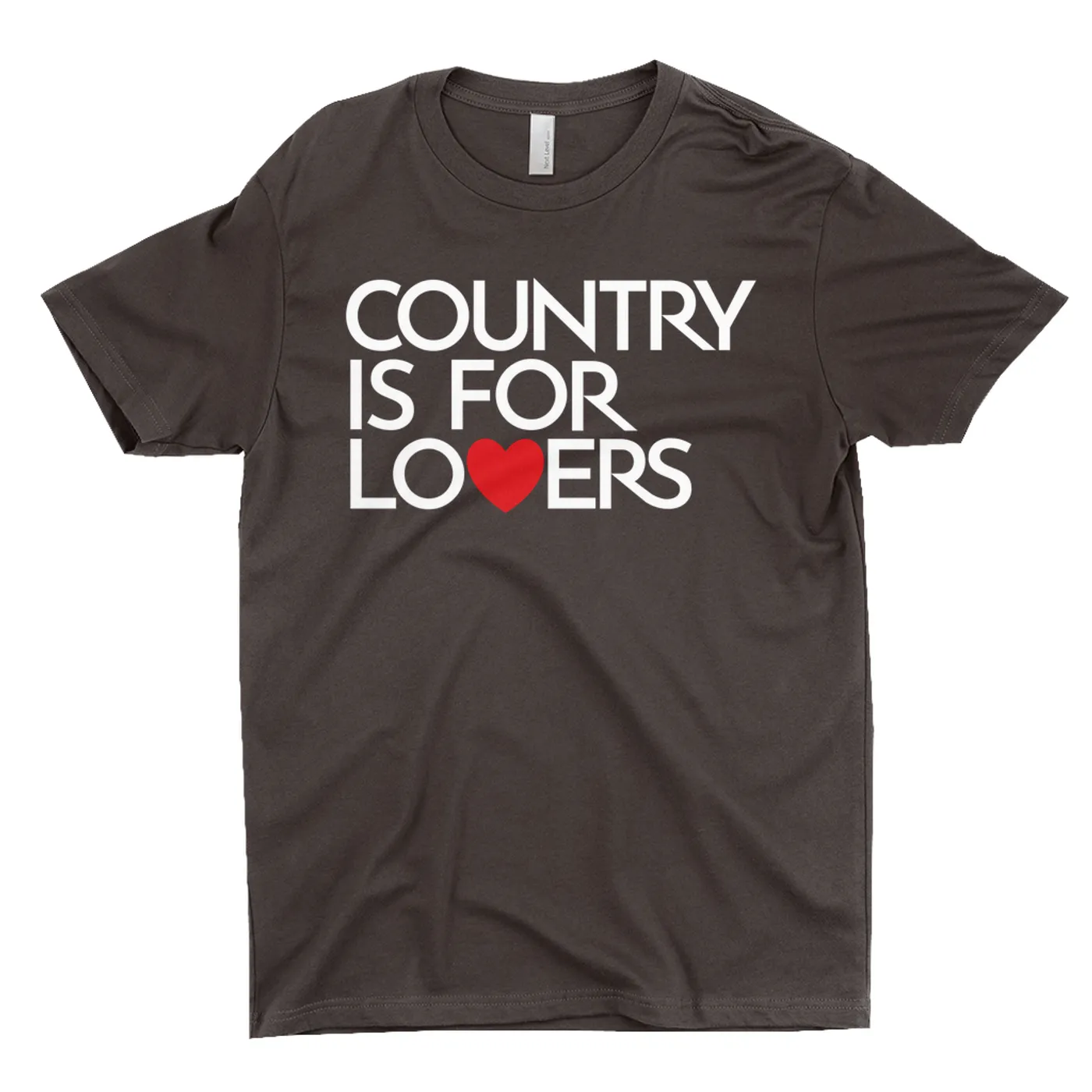 Merchbar Music Life T-Shirt | Music Life - Country Is For Lovers Merchbar Music Life Shirt