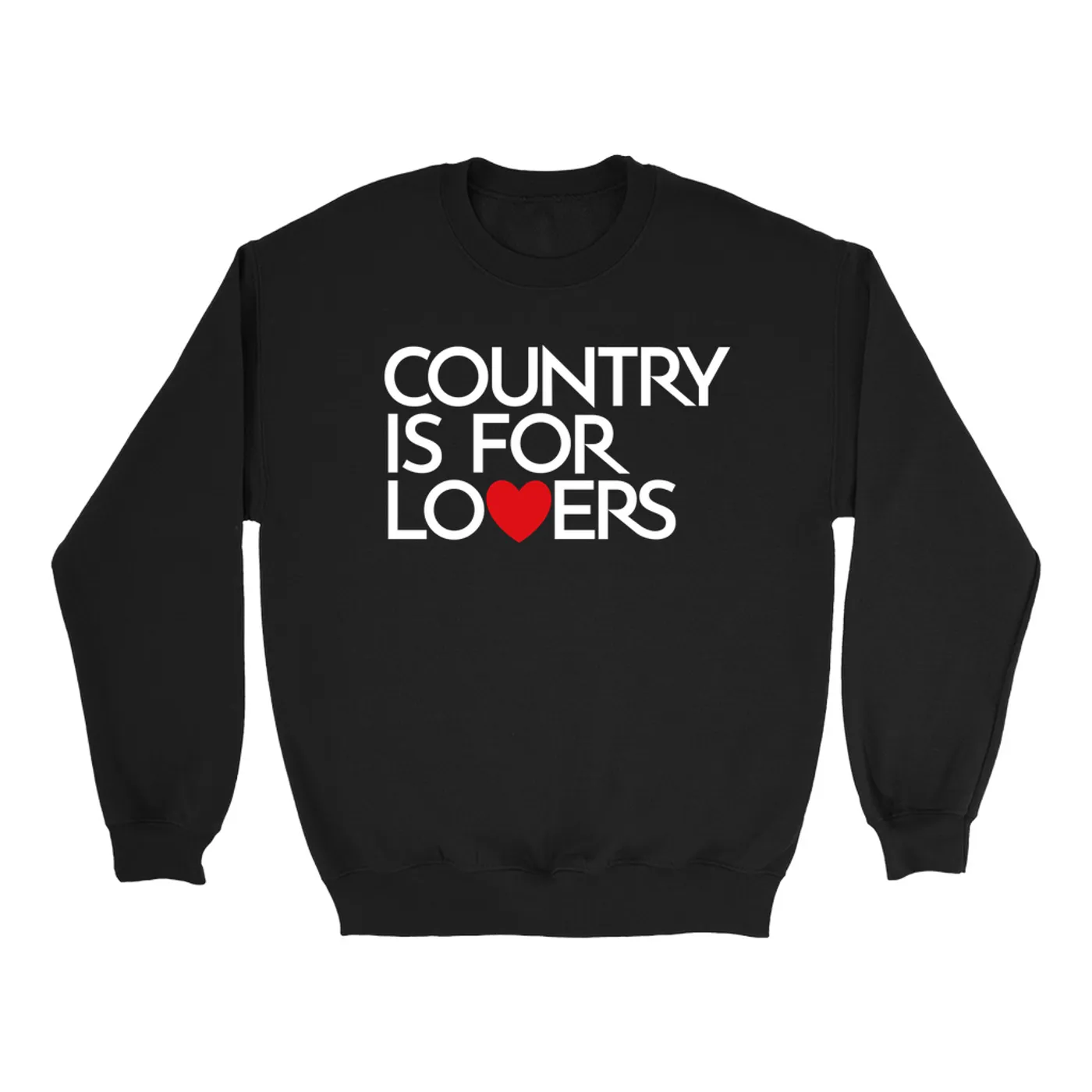 Merchbar Music Life Sweatshirt | Music Life - Country Is For Lovers Merchbar Music Life Sweatshirt