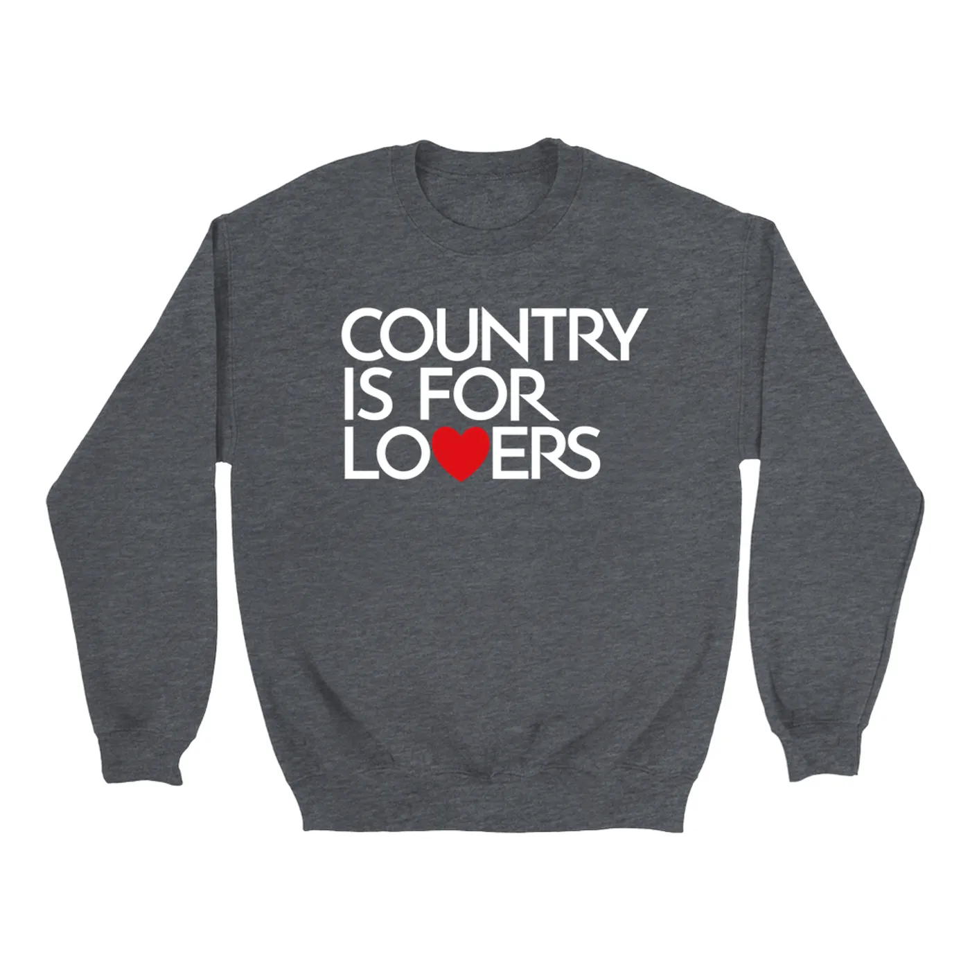 Merchbar Music Life Sweatshirt | Music Life - Country Is For Lovers Merchbar Music Life Sweatshirt