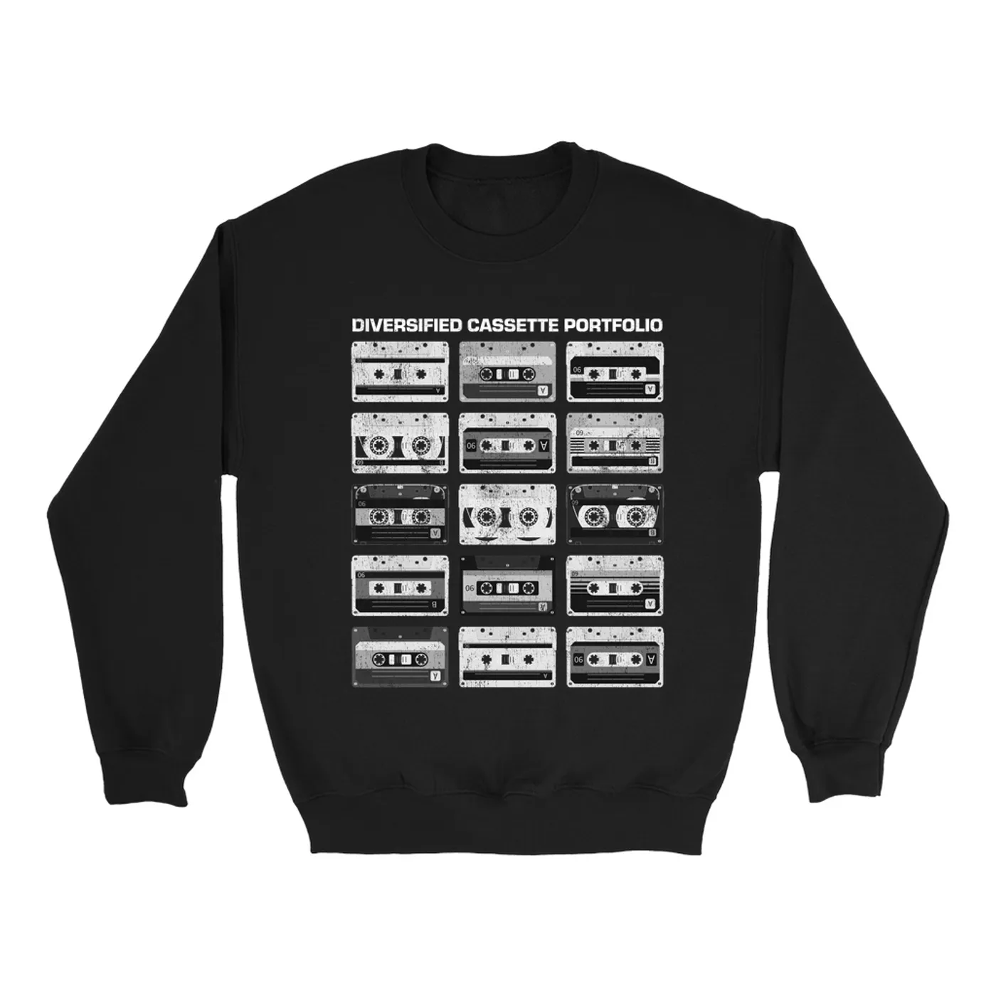 Merchbar Music Life Sweatshirt | Diversified Cassette Portfolio Merchbar Music Life Sweatshirt