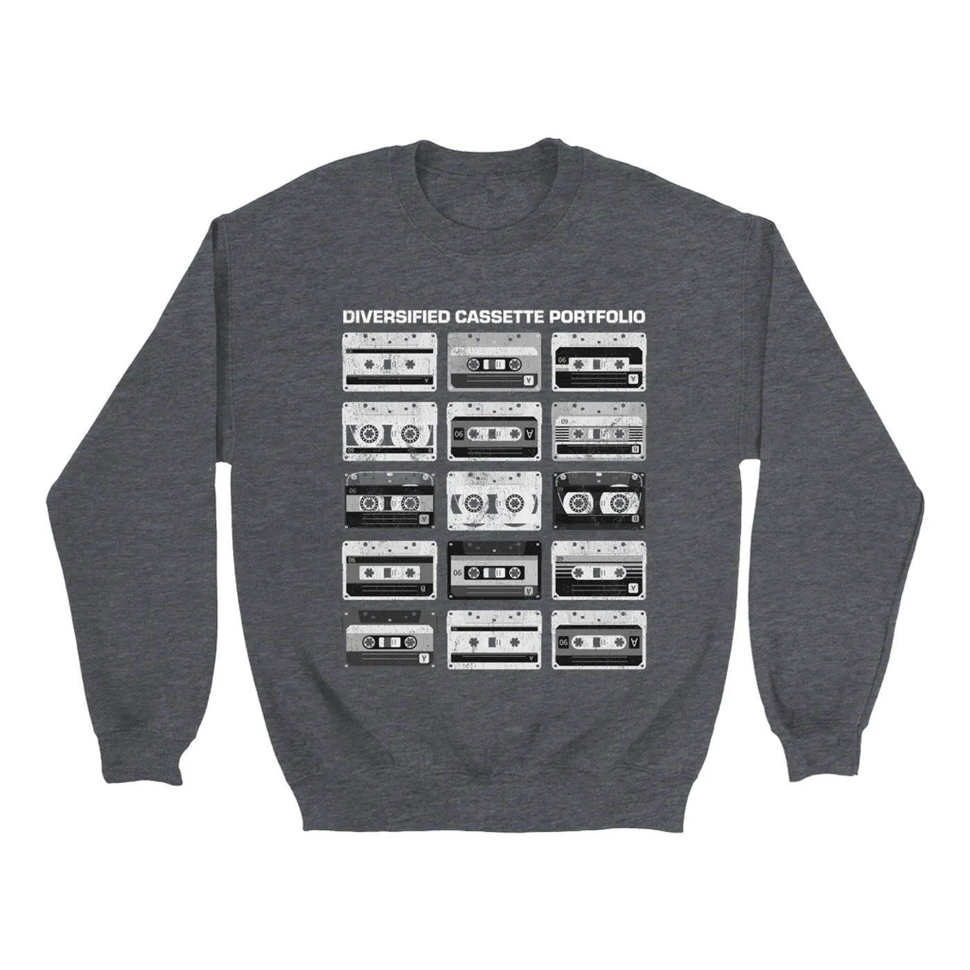 Merchbar Music Life Sweatshirt | Diversified Cassette Portfolio Merchbar Music Life Sweatshirt