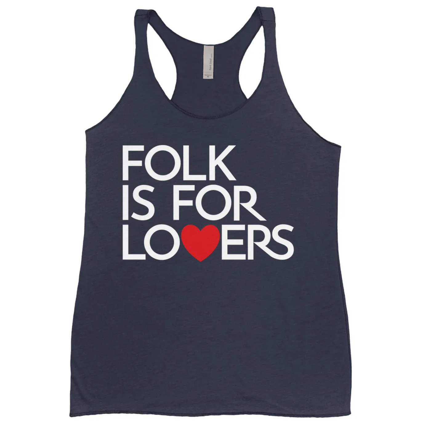 Music Life - Folk Merchbar Music Life Ladies' Tank Top | Folk Is For Lovers Merchbar Music Life Shirt