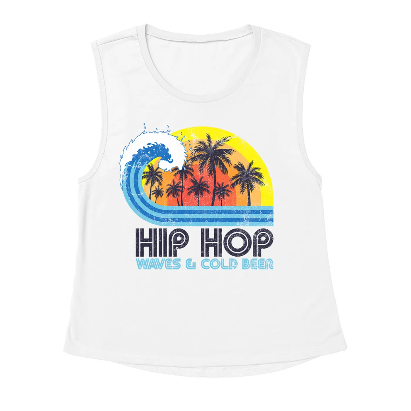 Music Life - Hip Hop Merchbar Music Life Muscle Tank | Hip Hop, Waves & Beer Merchbar Music Life Tank Top