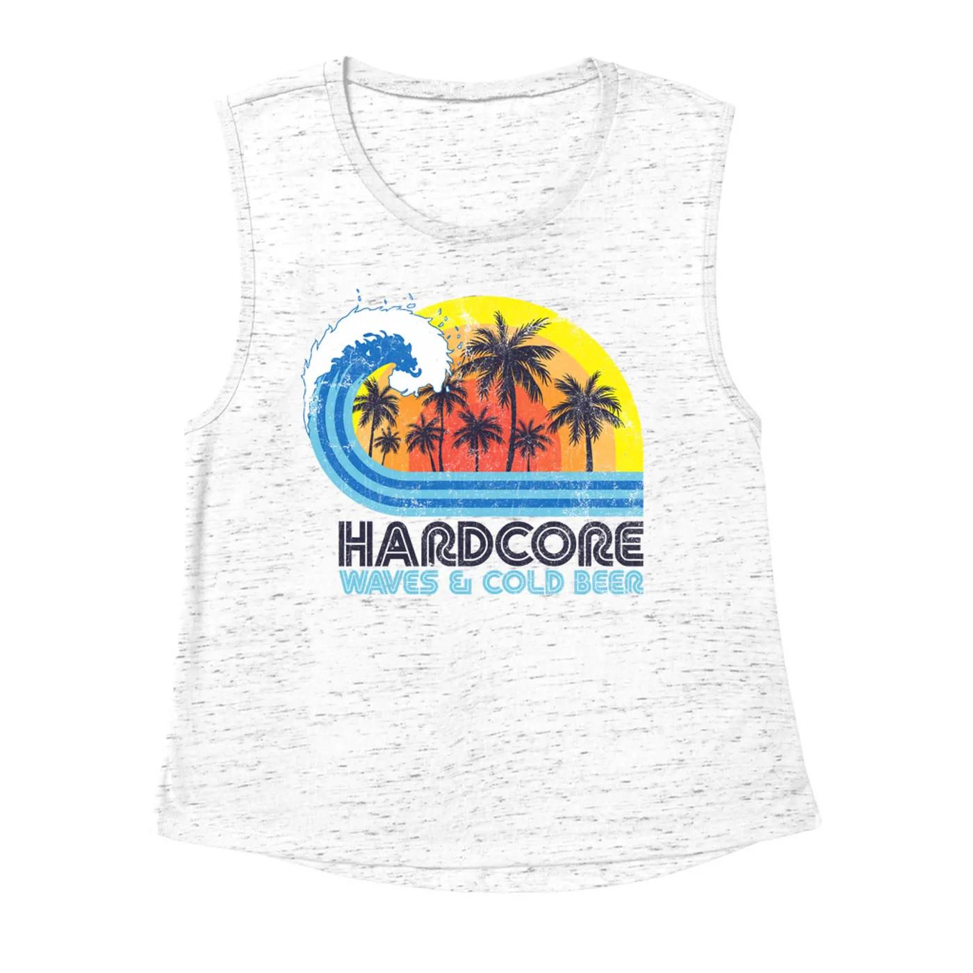 Music Life - Hardcore Merchbar Music Life Muscle Tank | Hardcore, Waves & Beer Merchbar Music Life Tank Top