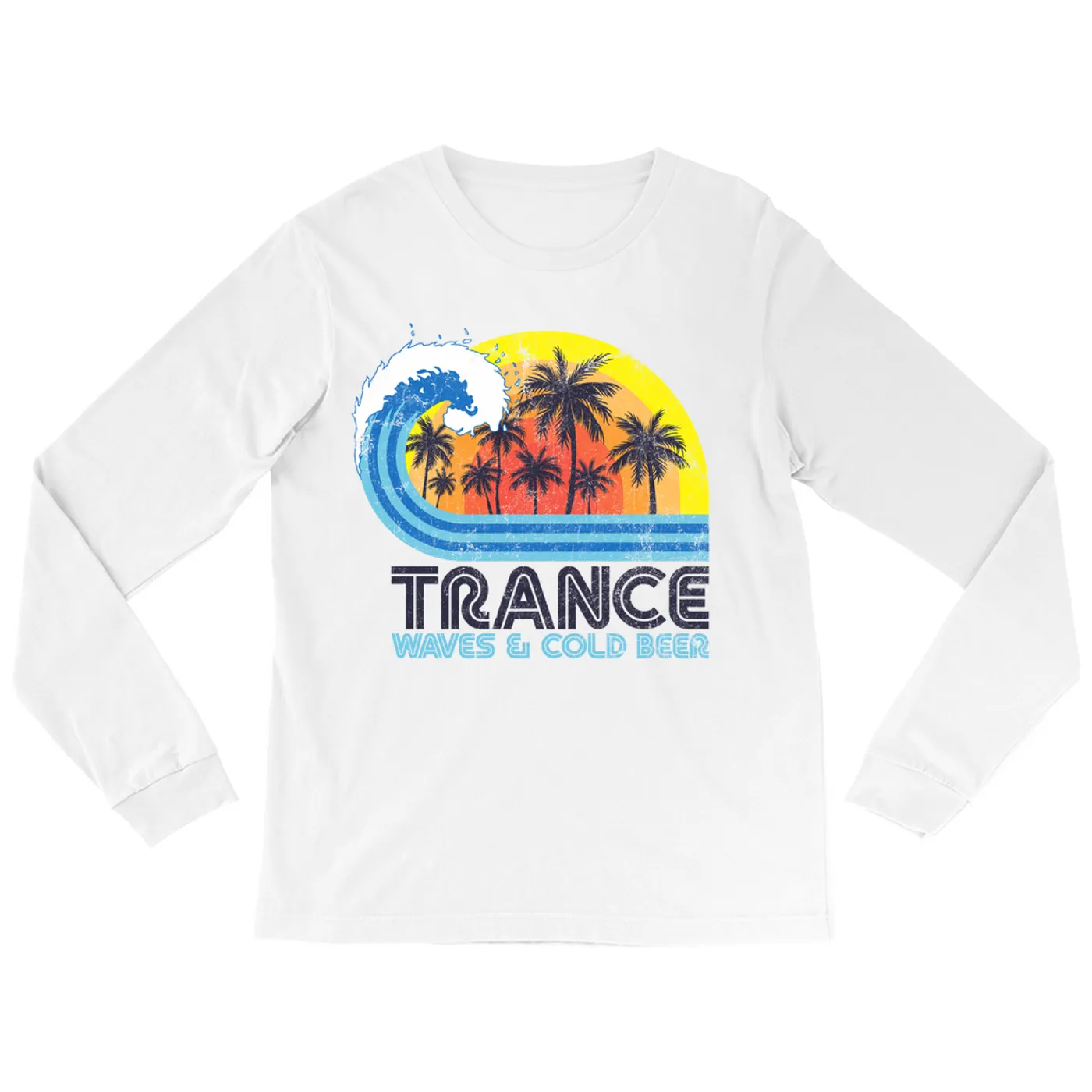 Music Life - Trance Merchbar Music Life Long Sleeve Shirt | Trance, Waves & Beer Merchbar Music Life Shirt