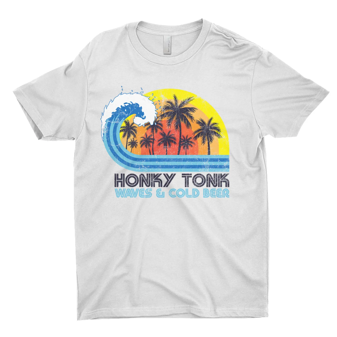 Music Life - Honky Tonk Merchbar Music Life T-Shirt | Honky Tonk, Waves & Beer Merchbar Music Life Shirt