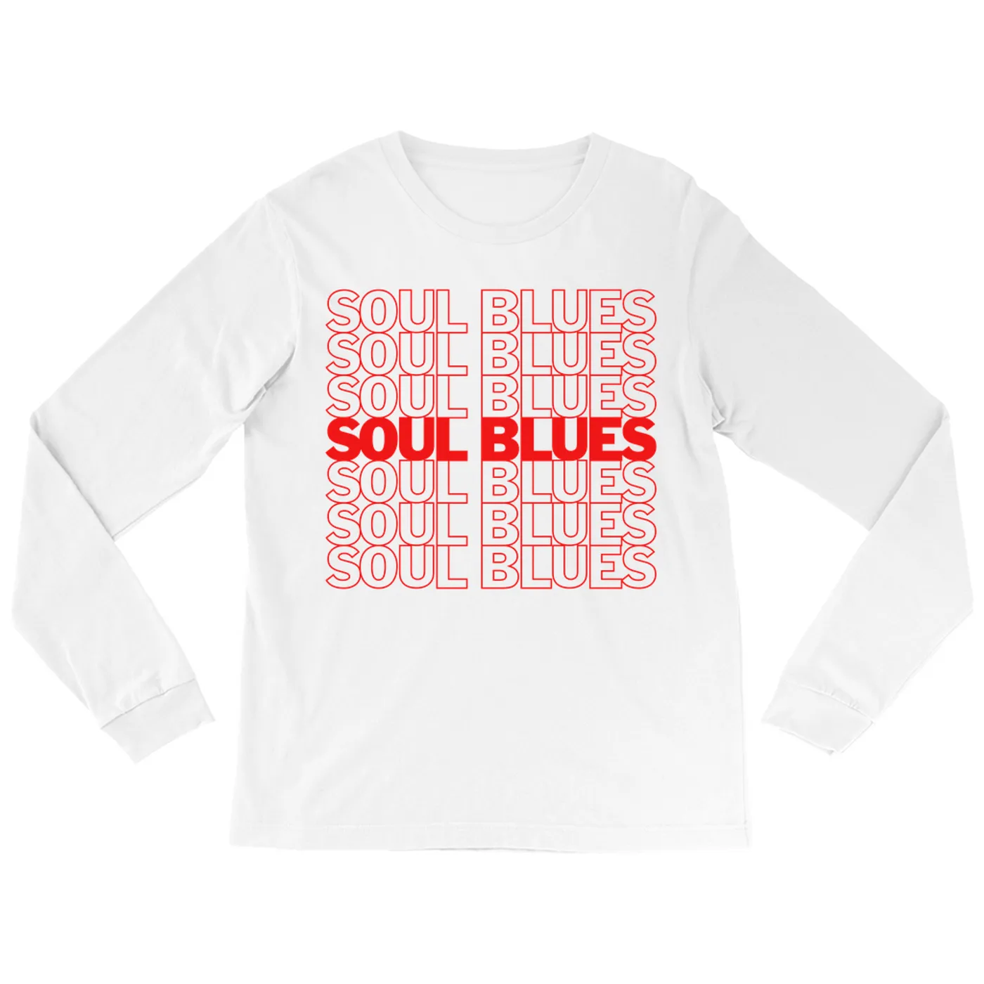 Music Life - Soul Merchbar Music Life Long Sleeve Shirt | Soul Blues On Repeat Merchbar Music Life Shirt