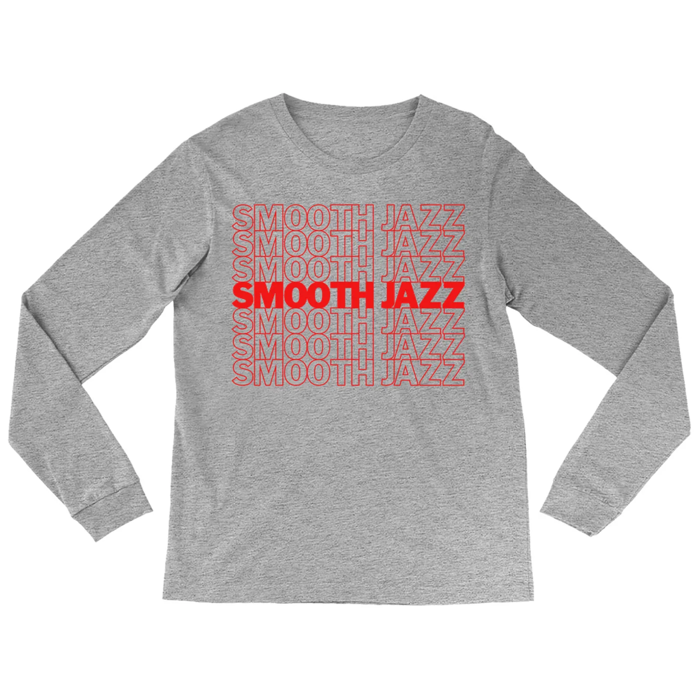 Music Life - Smooth Jazz Merchbar Music Life Long Sleeve Shirt | Smooth Jazz On Repeat Merchbar Music Life Shirt