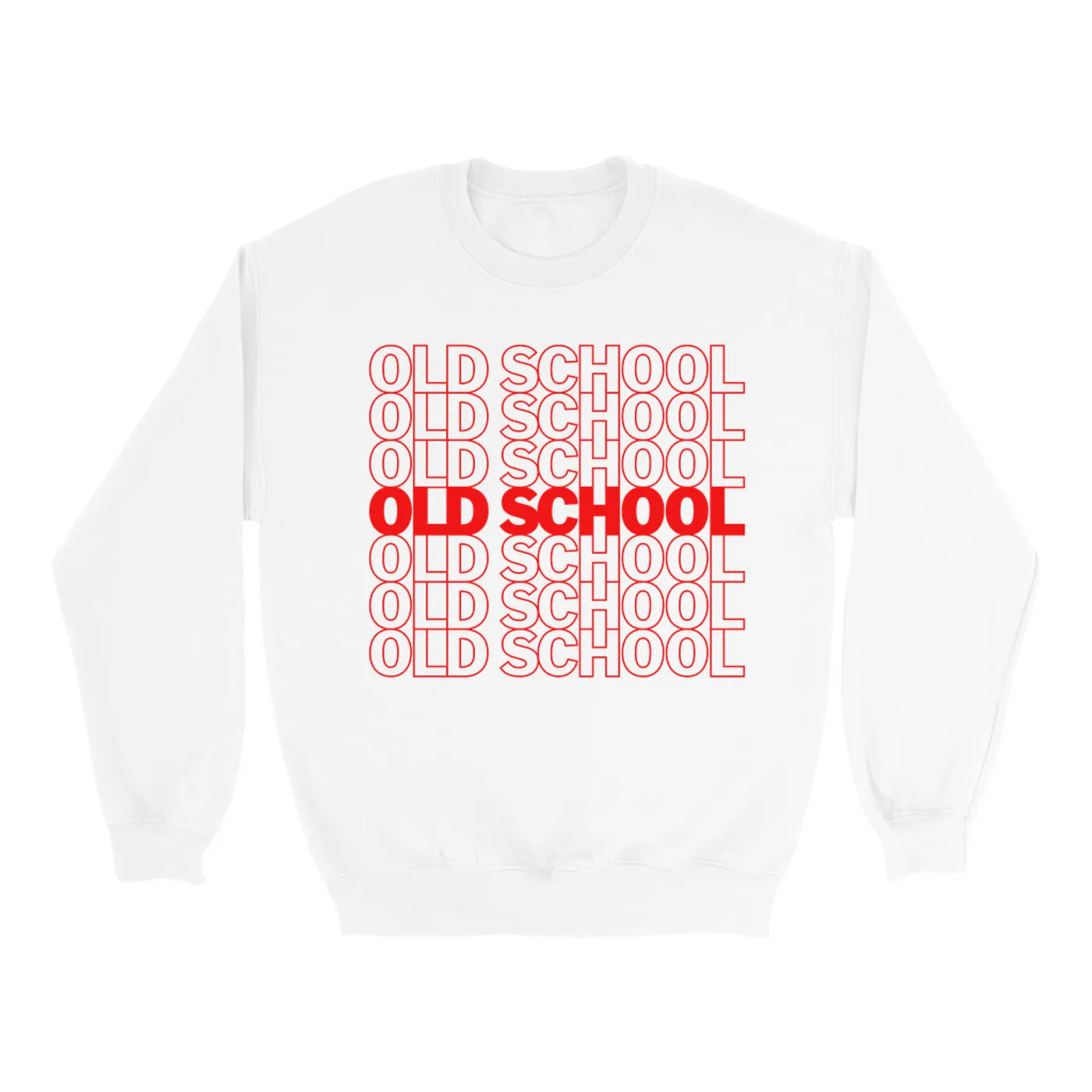 Music Life - Old School Merchbar Music Life Sweatshirt | Old School On Repeat Merchbar Music Life Sweatshirt