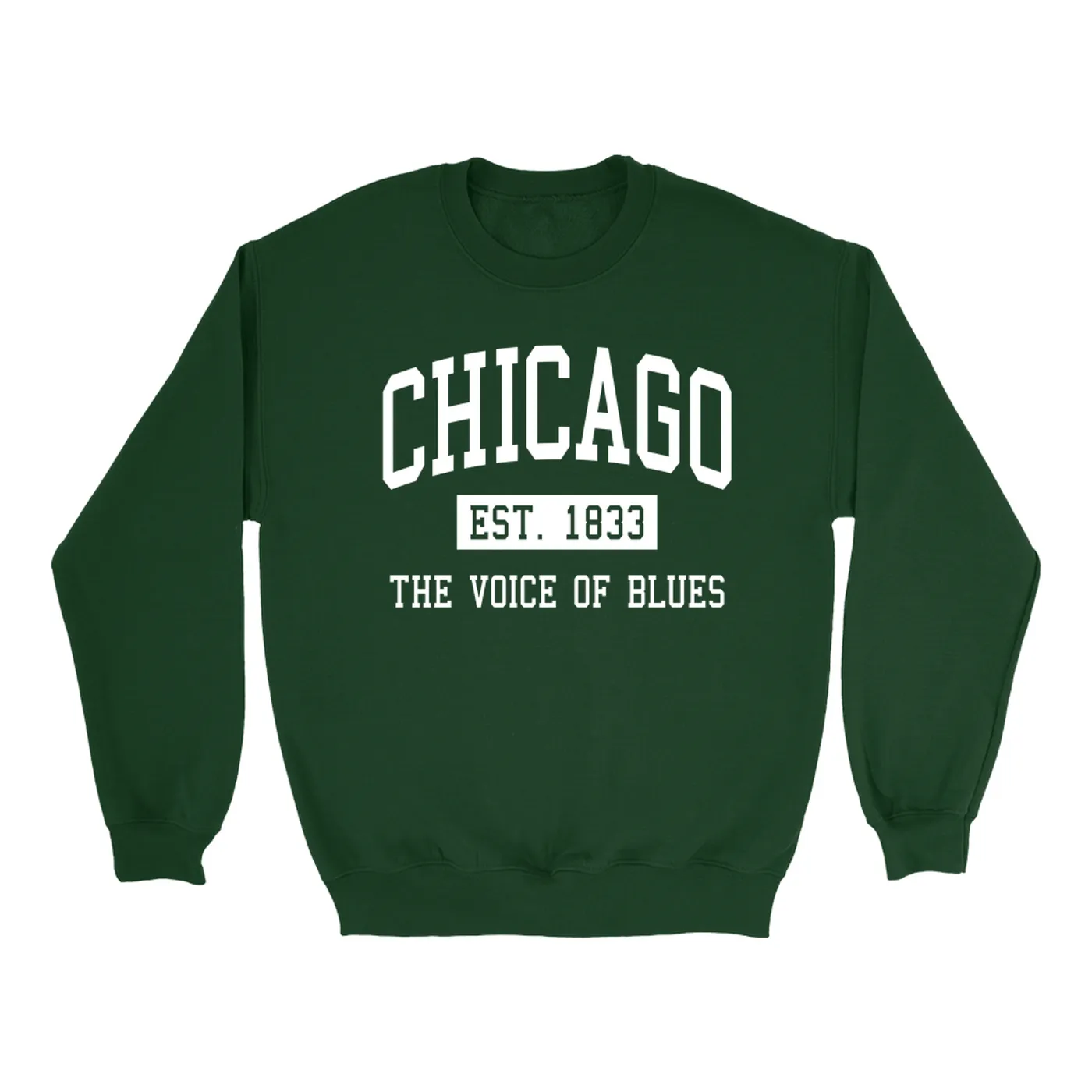 Music Life - Blues Merchbar Music Life Sweatshirt | Chicago Voice of Blues Est. 1833 Merchbar Music Life Sweatshirt