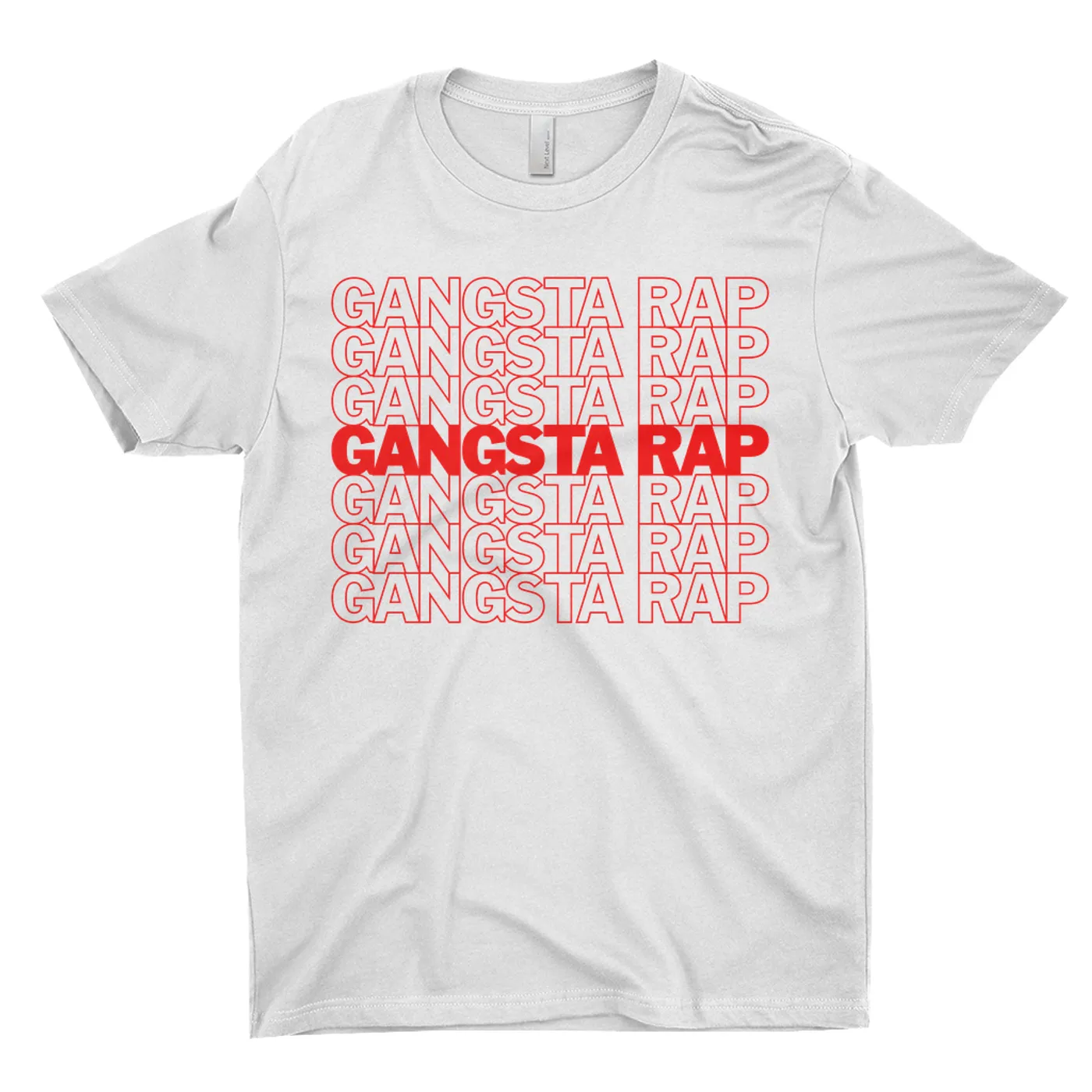 Music Life - Gangsta Rap Merchbar Music Life T-Shirt | Gangsta Rap On Repeat Merchbar Music Life Shirt