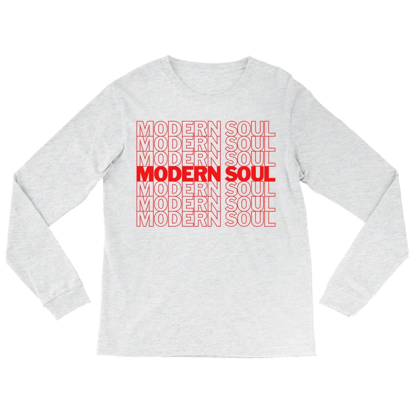 Music Life - Soul Merchbar Music Life Long Sleeve Shirt | Modern Soul On Repeat Merchbar Music Life Shirt