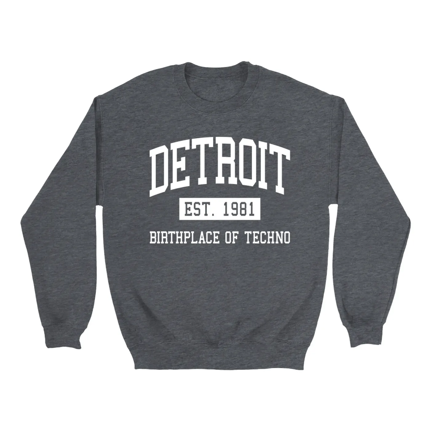 Music Life - Techno Merchbar Music Life Sweatshirt | Detroit Birthplace of Techno Est. 1981 Merchbar Music Life Sweatshirt