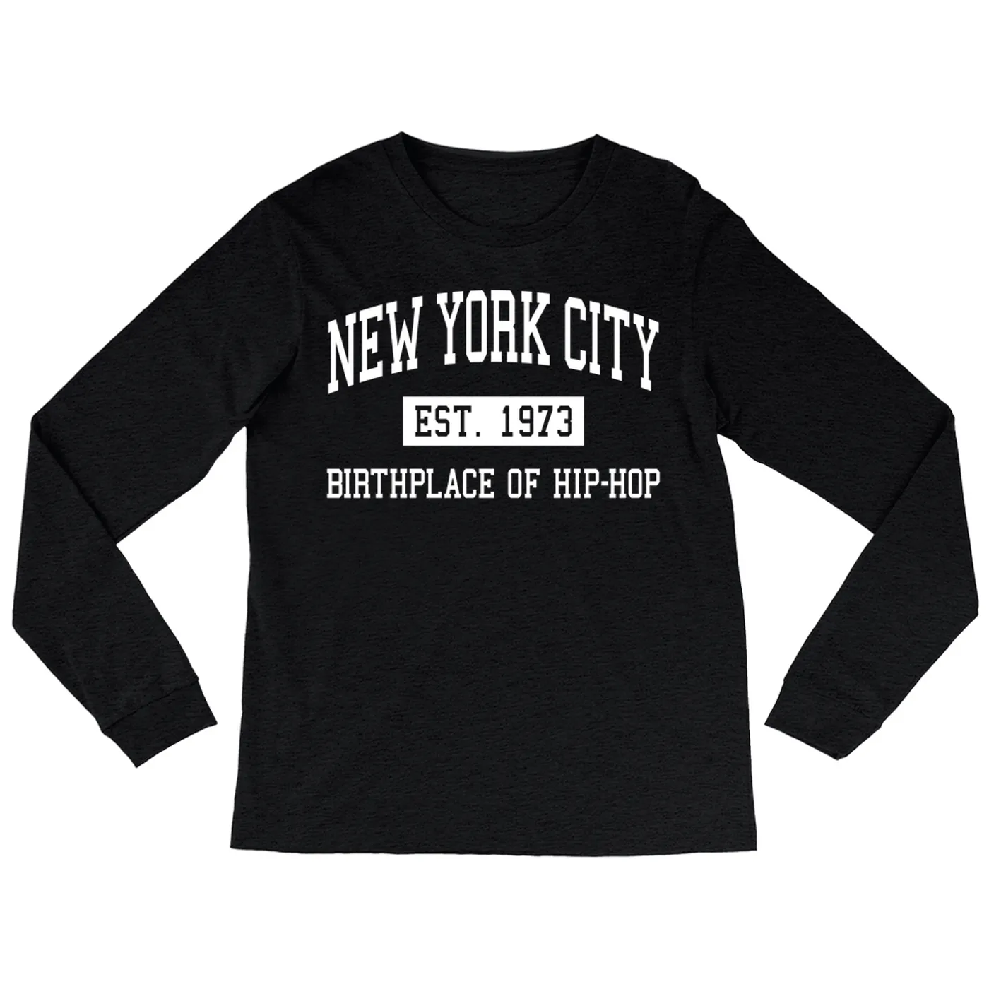 Music Life - Hip Hop Merchbar Music Life Long Sleeve Shirt | New York City Birthplace of Hip Hop Est. 1973 Merchbar Music Life Shirt
