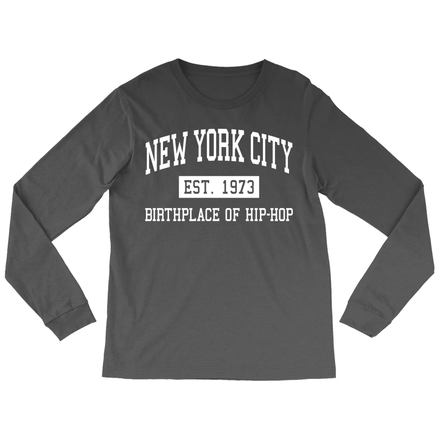 Music Life - Hip Hop Merchbar Music Life Long Sleeve Shirt | New York City Birthplace of Hip Hop Est. 1973 Merchbar Music Life Shirt