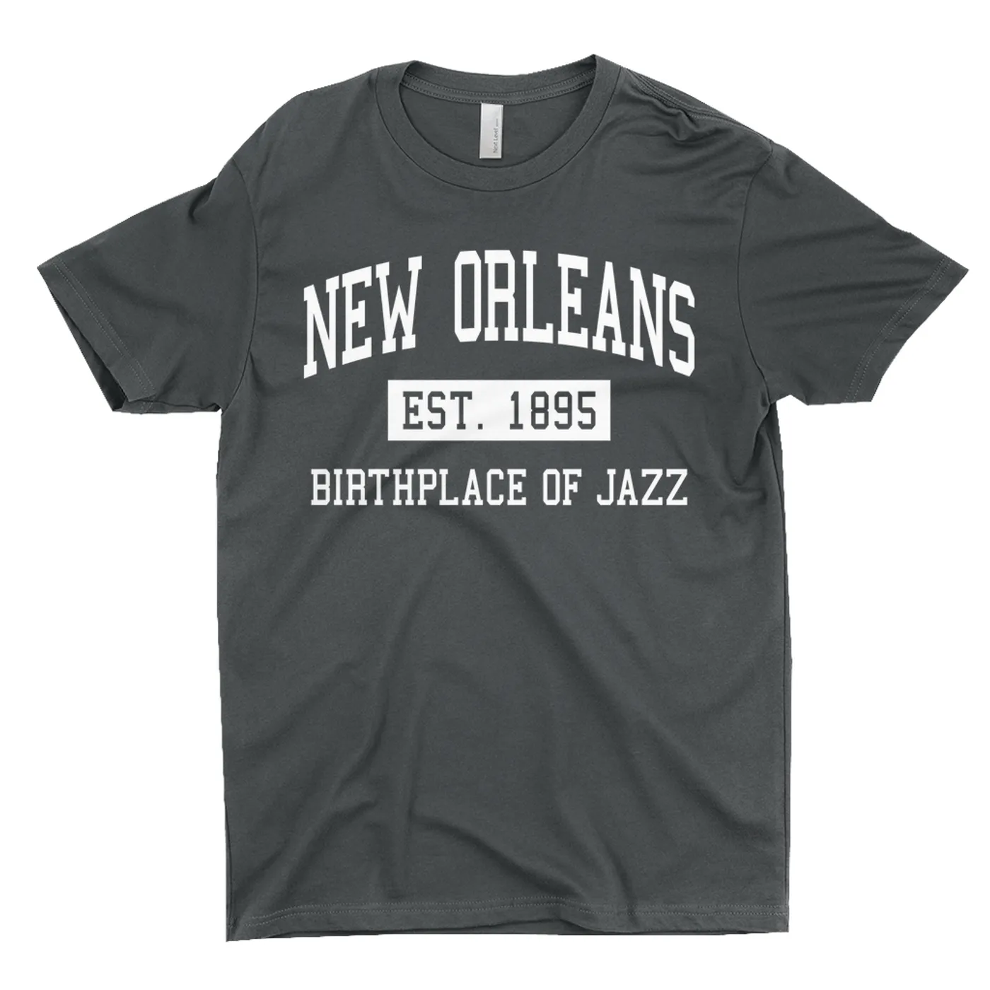 Music Life - Jazz Merchbar Music Life T-Shirt | New Orleans Birthplace of Jazz Est. 1895 Merchbar Music Life Shirt
