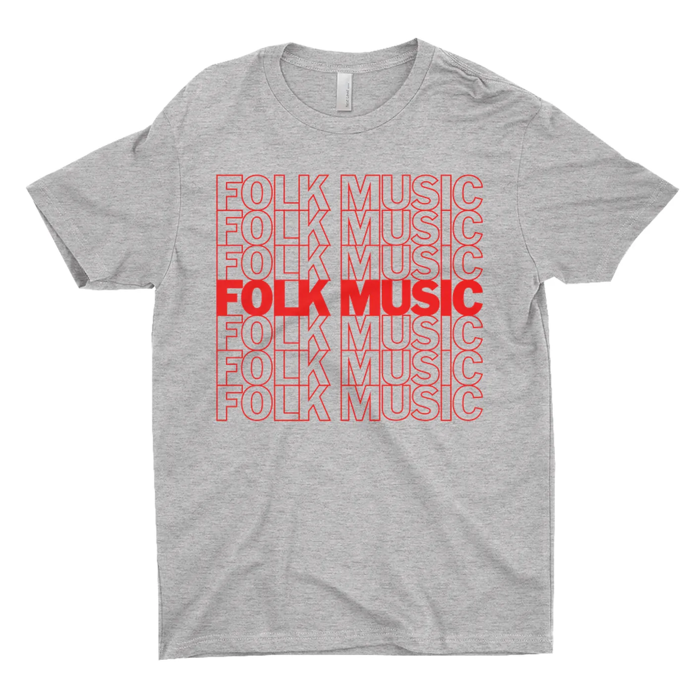 Music Life - Folk Merchbar Music Life T-Shirt | Folk Music On Repeat Merchbar Music Life Shirt