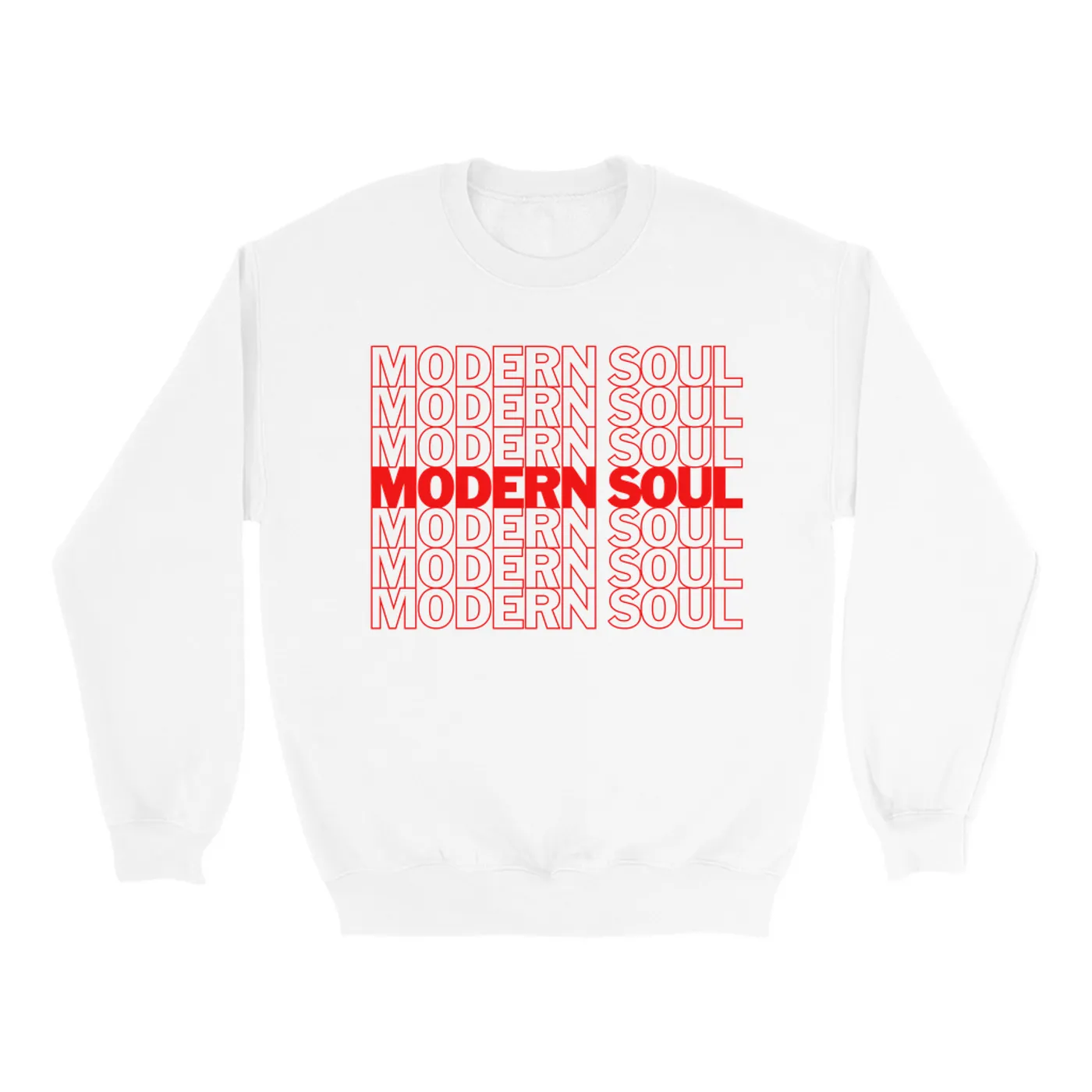 Music Life - Soul Merchbar Music Life Sweatshirt | Modern Soul On Repeat Merchbar Music Life Sweatshirt