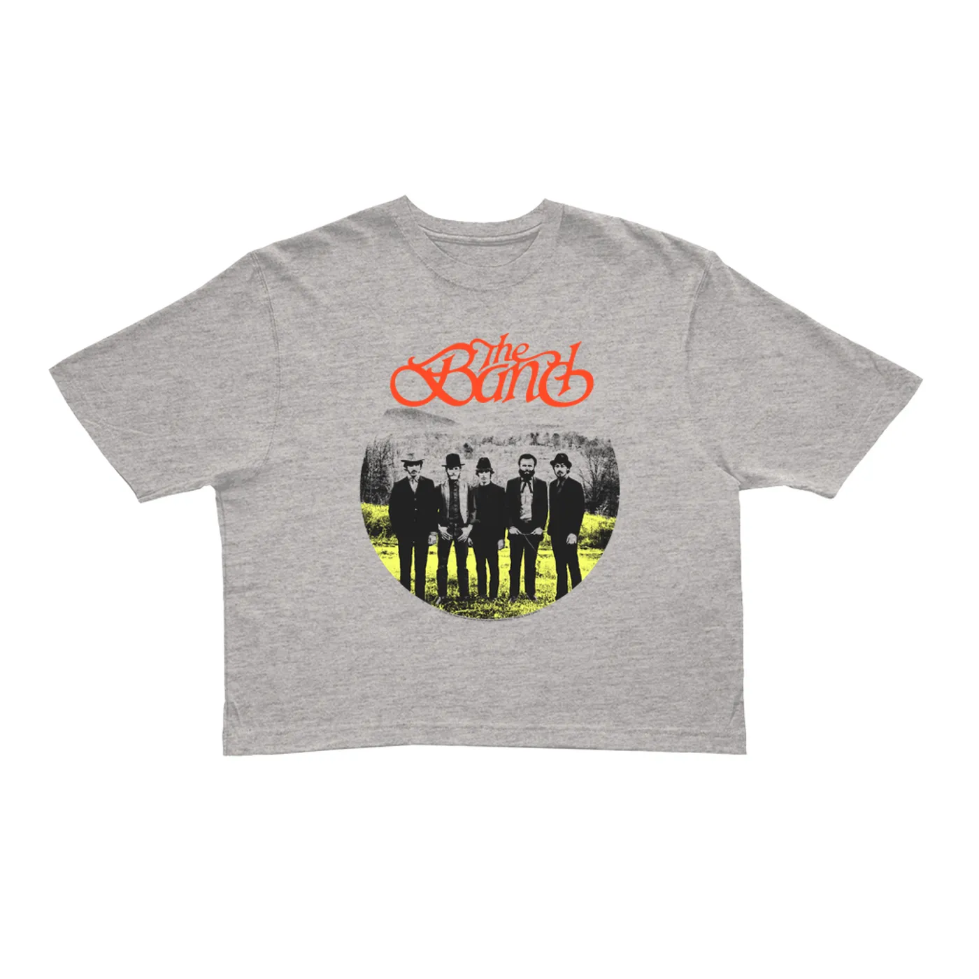 The Band Ladies' Crop Tee | Group Photo Landscape Design The Band Crop T-shirt