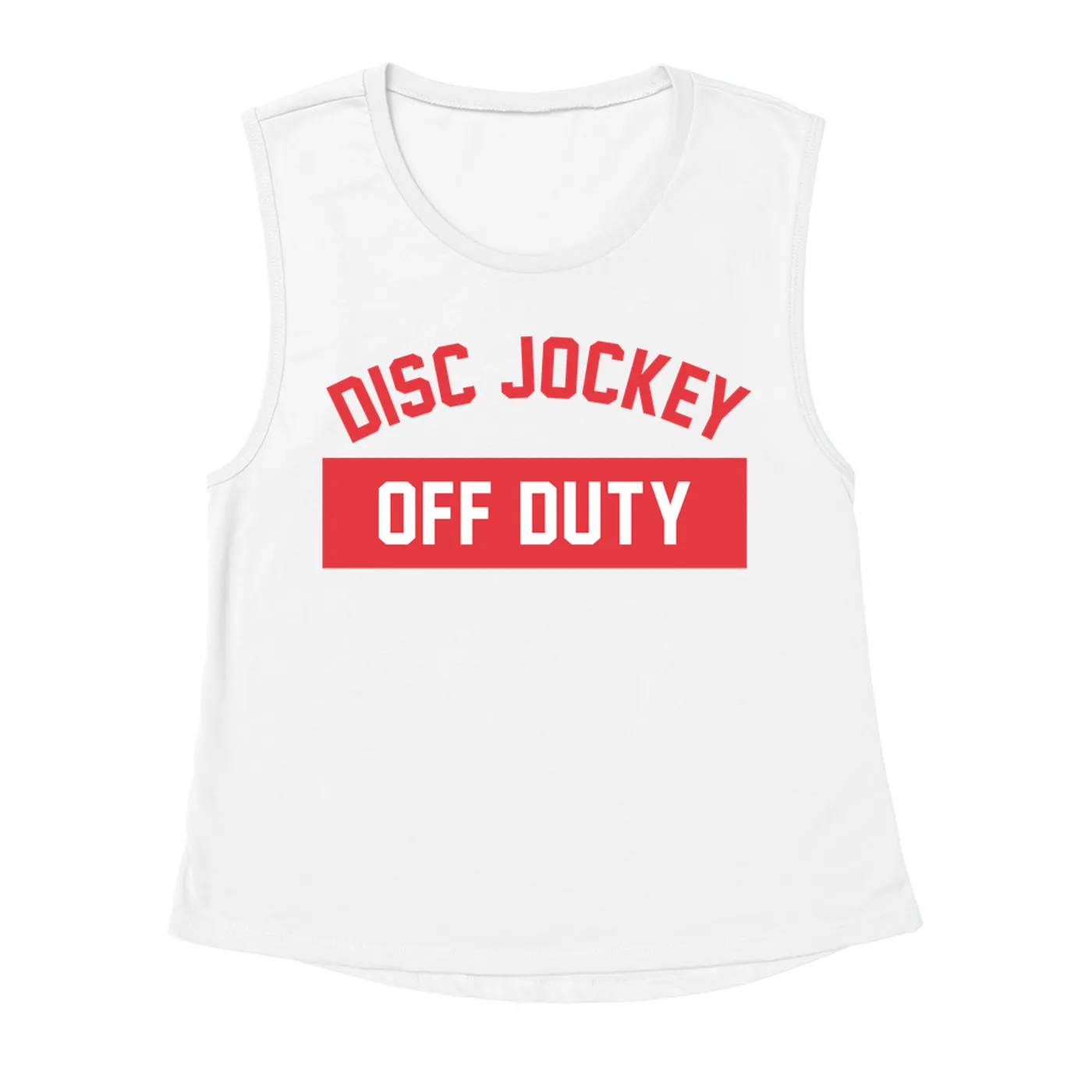 Music Life - DJ Merchbar Music Life Muscle Tank | Disc Jockey Off Duty Merchbar Music Life Tank Top